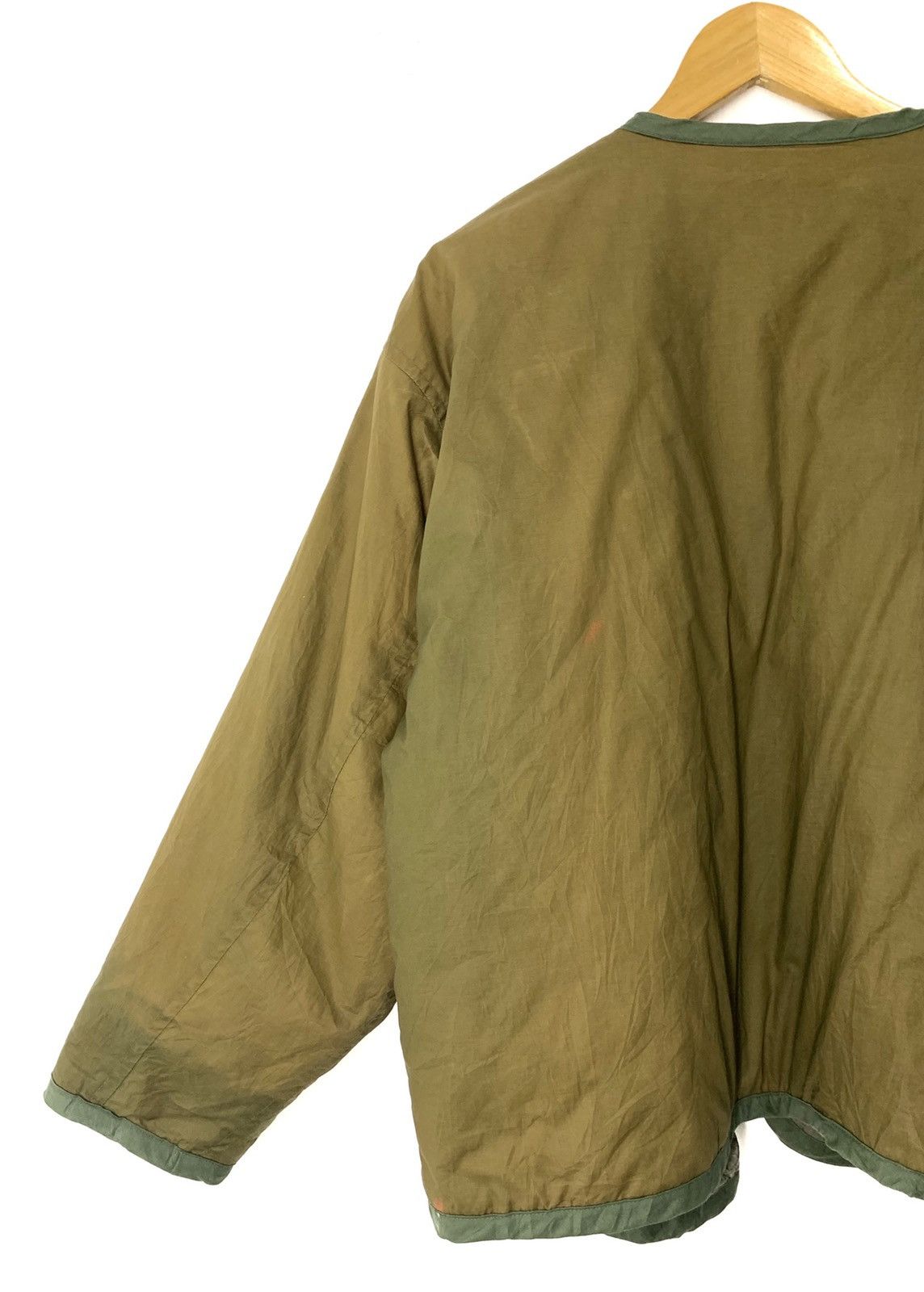 Issey Miyake 🇯🇵 Issey Miyake Flight Bomber Green Overdyed Jacket Size US L / EU 52-54 / 3 - 6 Thumbnail