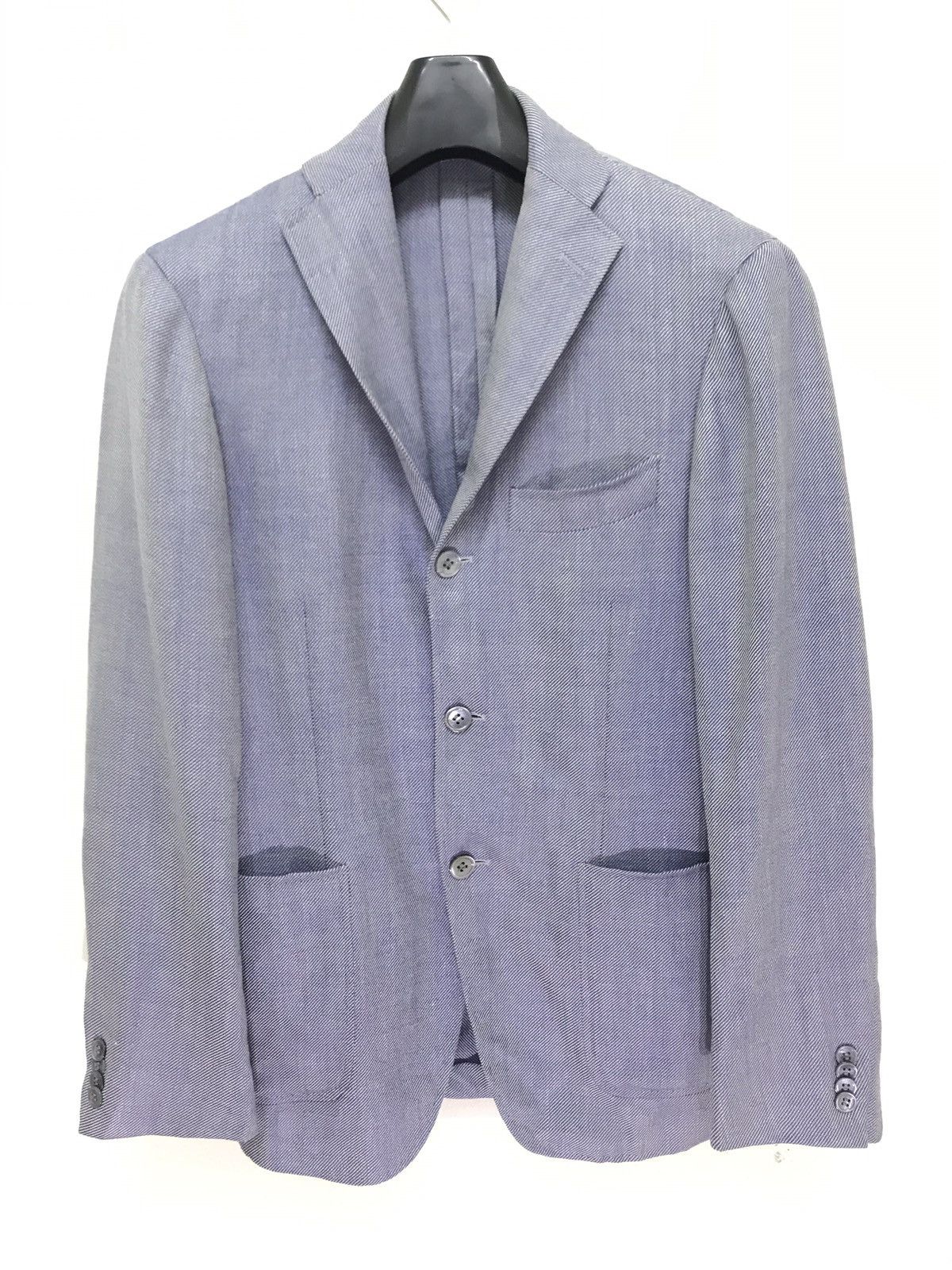 Designer × Ring Jacket Ring Jacket Wool Silk Linen Blended Blazer Slim 6🟩9 Size US S / EU 44-46 / 1 - 1 Thumbnail