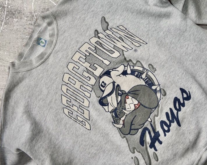 NCAA Vintage Distressed ‘Georgetown Hoyas’ Sweatshirt (XL) Size US XL / EU 56 / 4 - 3 Thumbnail