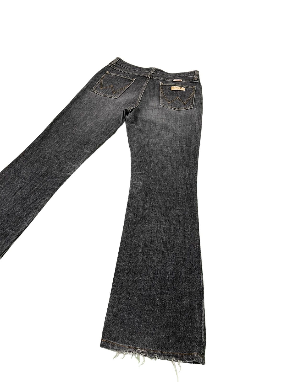 Japanese Brand Flare Jeans Wrangler Boot Cut Denim Clawmark 4🟦3 Size US 31 - 13 Thumbnail