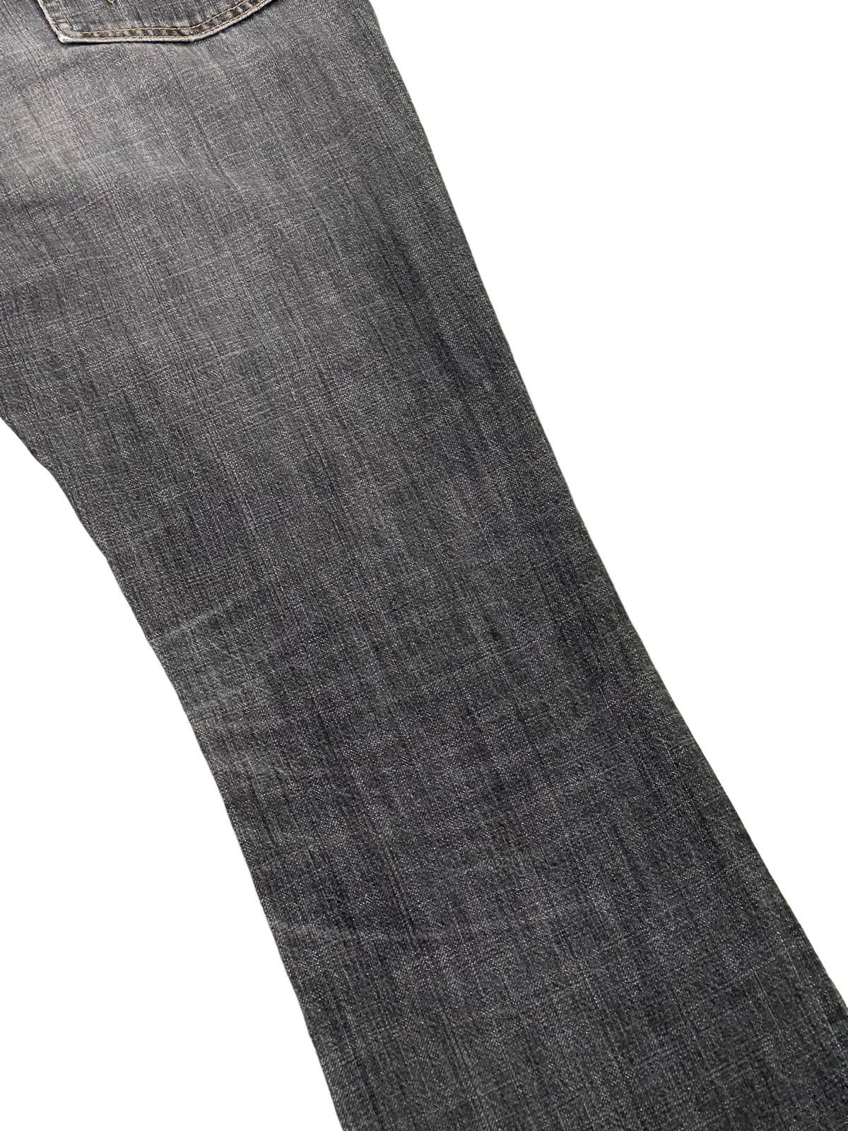 Japanese Brand Flare Jeans Wrangler Boot Cut Denim Clawmark 4🟦3 Size US 31 - 17 Thumbnail