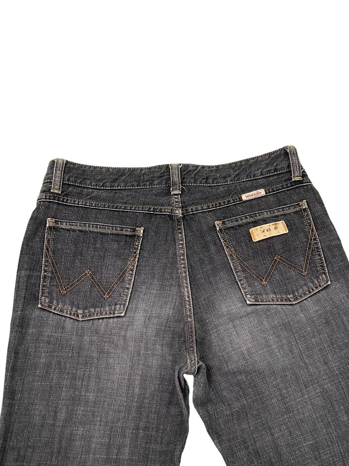 Japanese Brand Flare Jeans Wrangler Boot Cut Denim Clawmark 4🟦3 Size US 31 - 18 Thumbnail
