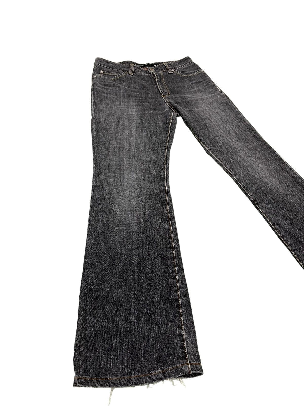 Japanese Brand Flare Jeans Wrangler Boot Cut Denim Clawmark 4🟦3 Size US 31 - 1 Thumbnail