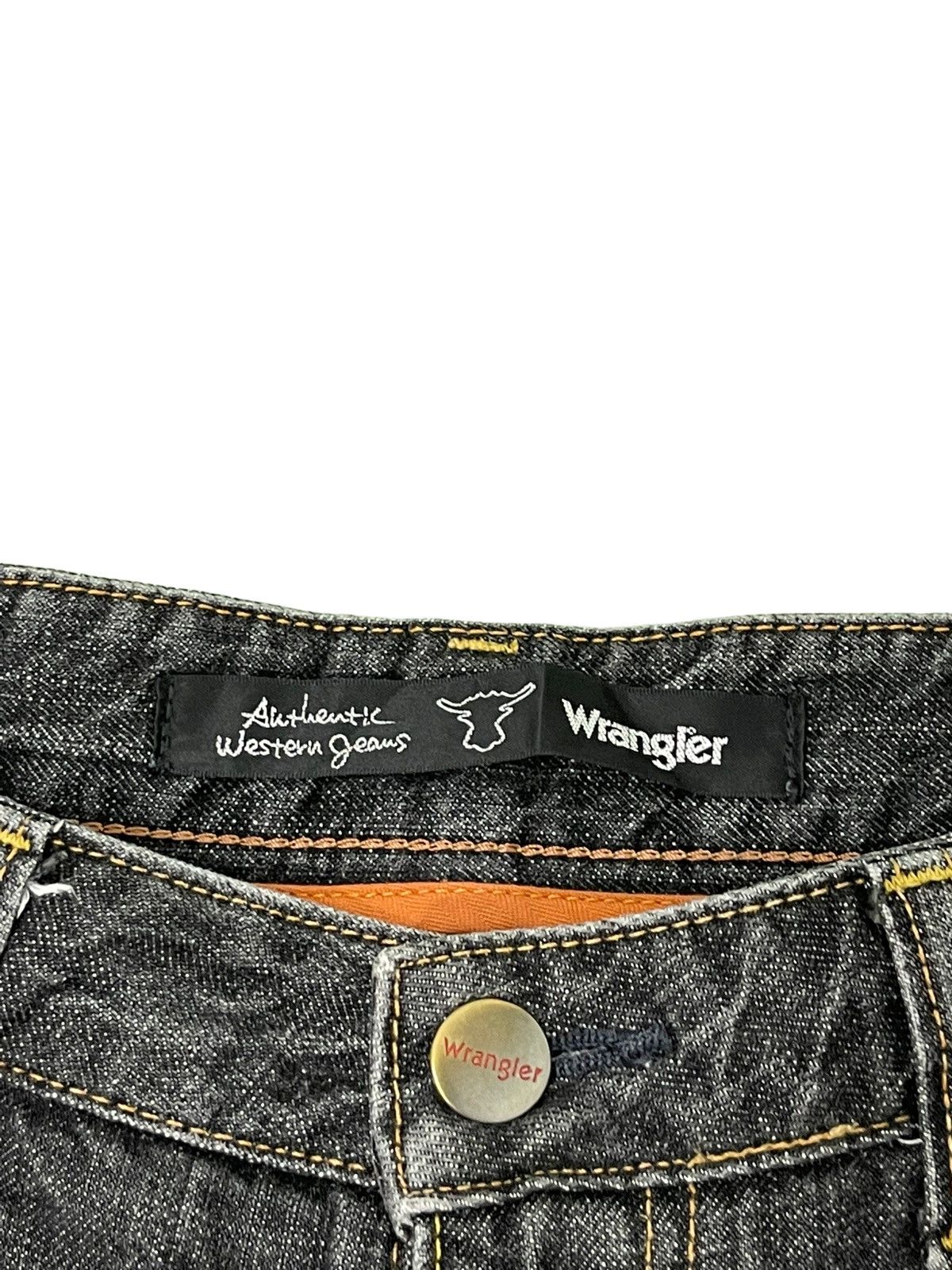 Japanese Brand Flare Jeans Wrangler Boot Cut Denim Clawmark 4🟦3 Size US 31 - 9 Thumbnail