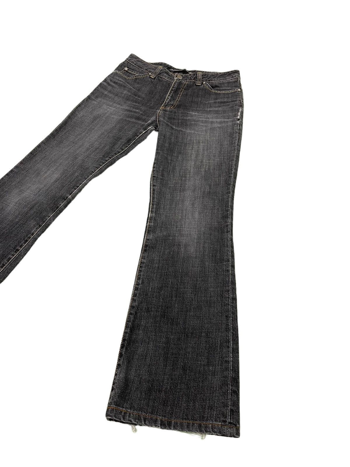 Japanese Brand Flare Jeans Wrangler Boot Cut Denim Clawmark 4🟦3 Size US 31 - 3 Thumbnail