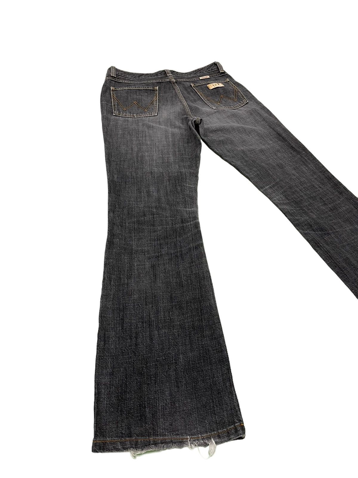 Japanese Brand Flare Jeans Wrangler Boot Cut Denim Clawmark 4🟦3 Size US 31 - 12 Thumbnail