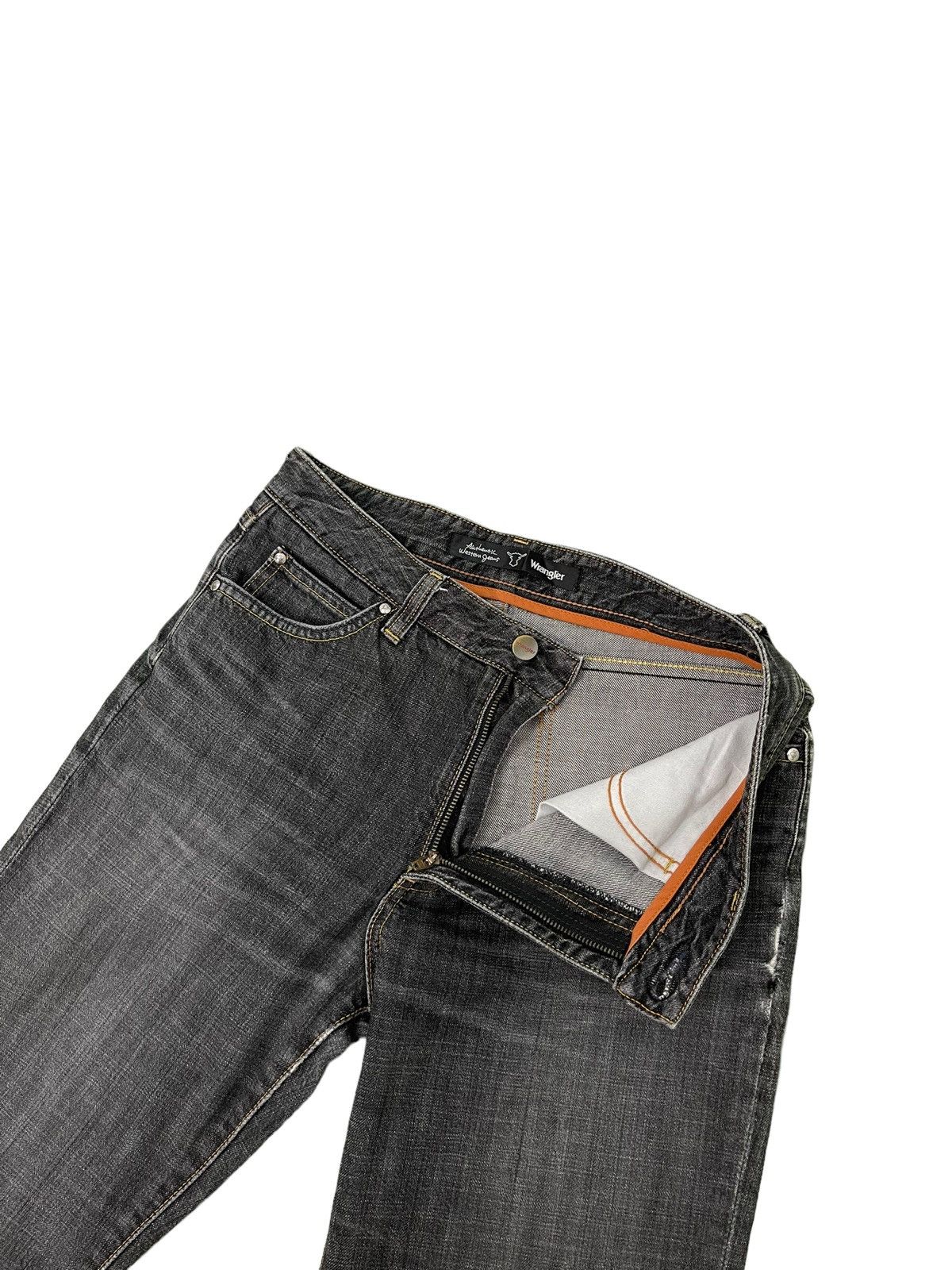 Japanese Brand Flare Jeans Wrangler Boot Cut Denim Clawmark 4🟦3 Size US 31 - 10 Thumbnail