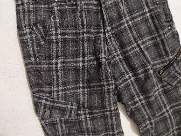 Japanese Brand × Seditionaries 🔥Semantic Design Checkered Cargo punk bondage Pants Size US 29 - 9 Thumbnail