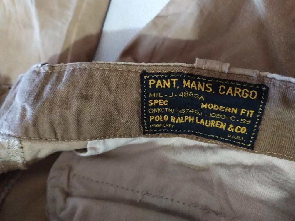 Polo Ralph Lauren 🔥Polo RL 67 Cargo Multi pocket Parachute Tactical Pants Size US 31 - 20 Thumbnail