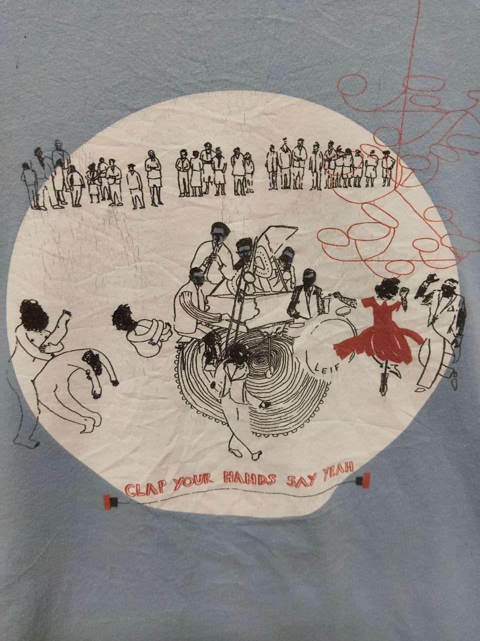 Band Tees Vintage Clap Your Hand Say Yeah Band Tshirt Size US M / EU 48-50 / 2 - 3 Thumbnail
