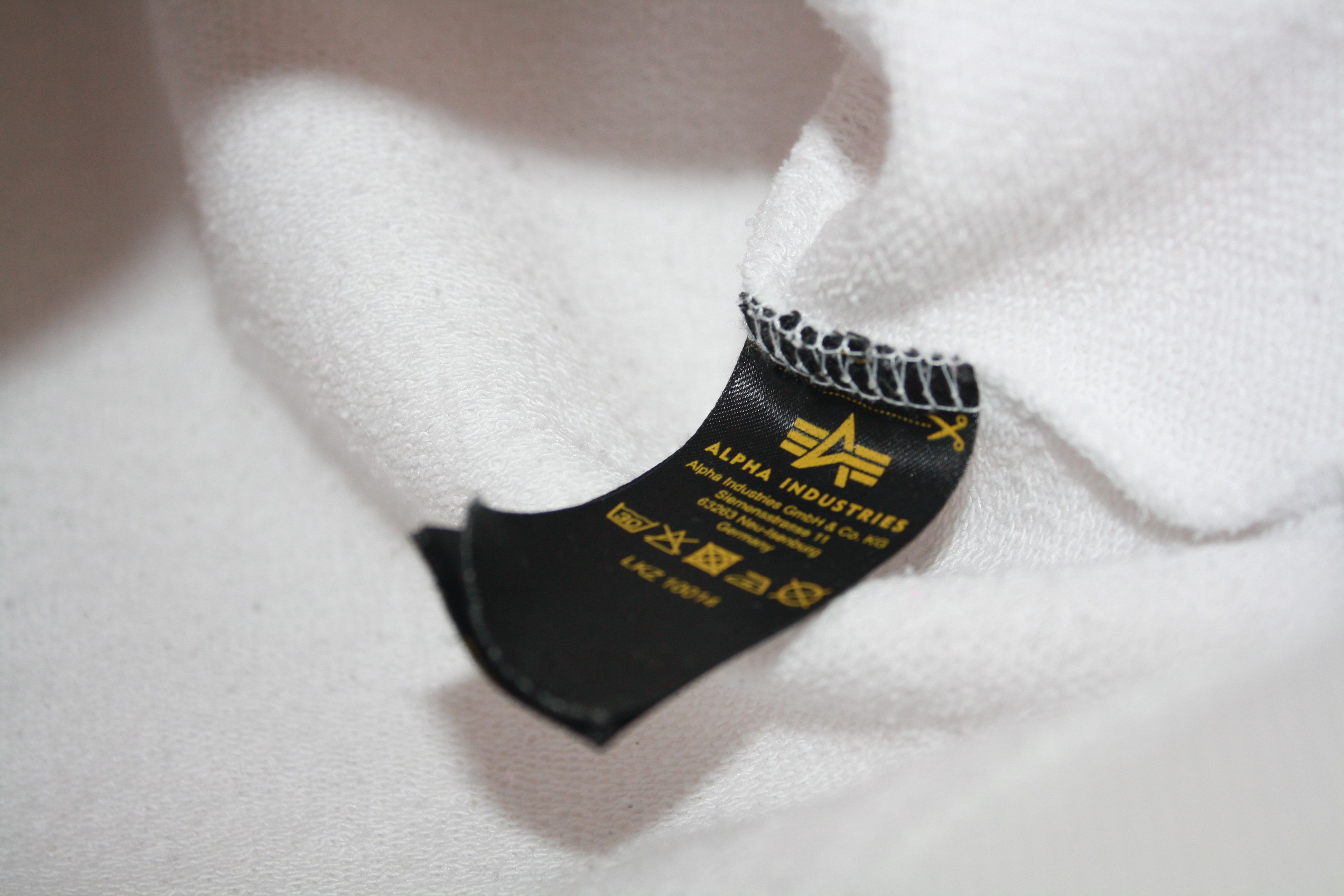 Alpha Industries Alpha Industries White Sweatshirt With Tape Size US M / EU 48-50 / 2 - 13 Thumbnail