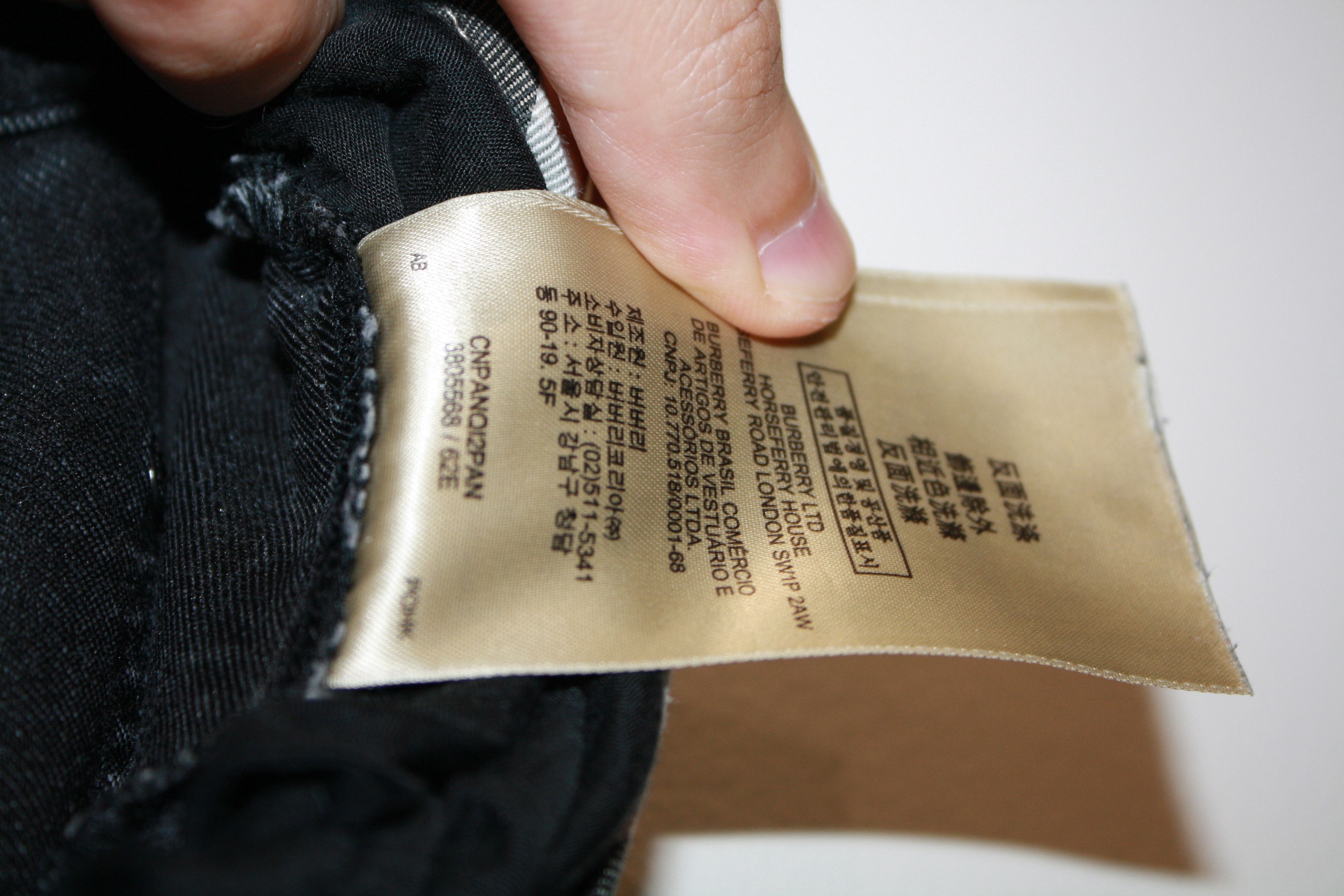 Burberry Burberry London Grey Denim Jeans Size 27" / US 4 / IT 40 - 15 Thumbnail
