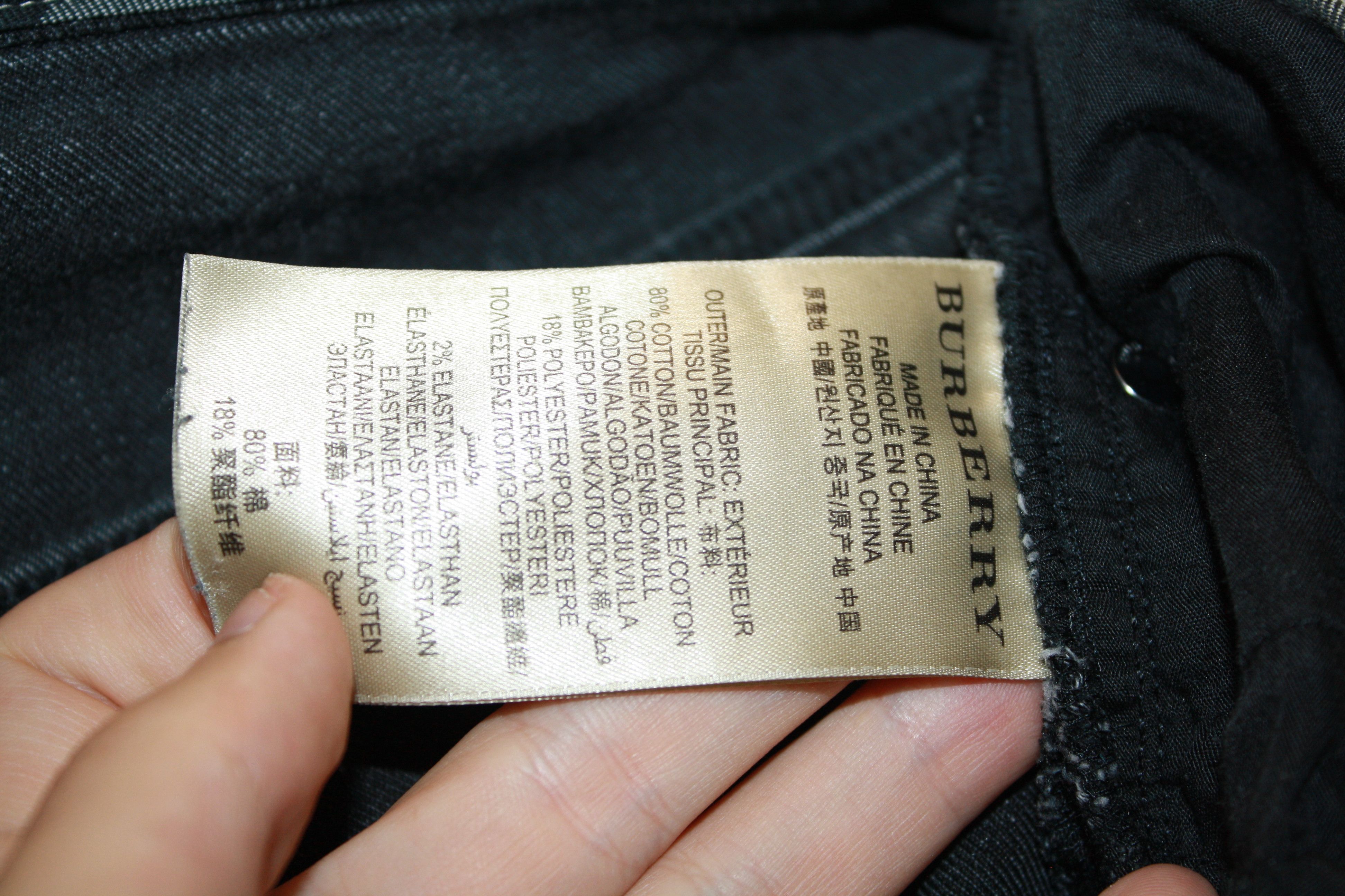 Burberry Burberry London Grey Denim Jeans Size 27" / US 4 / IT 40 - 13 Thumbnail