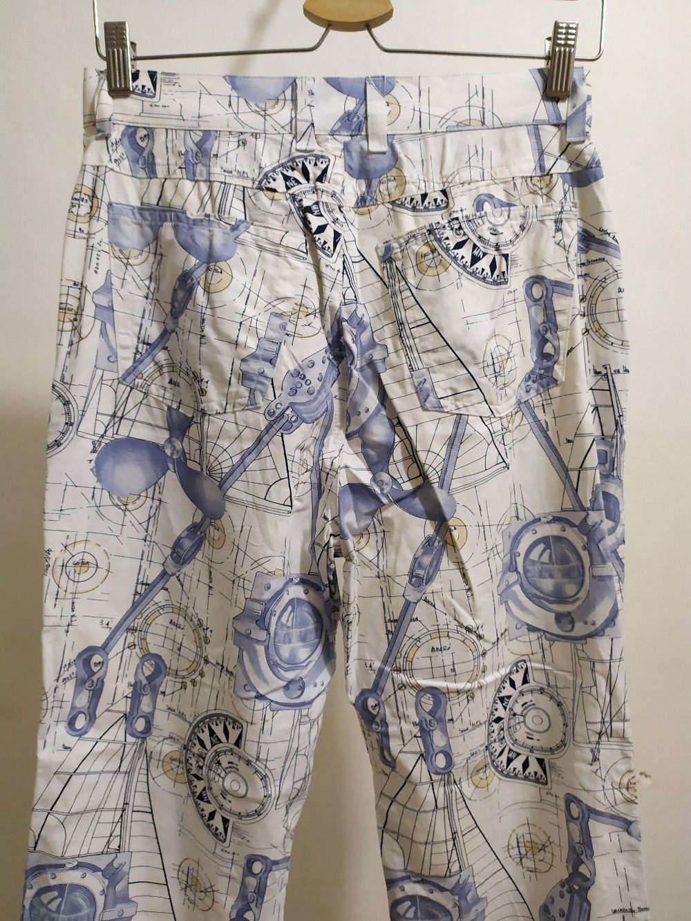 Designer × Vintage 🔥Vintage ESCADA By Margaretha Lev Fullprint Art Pants Size US 28 / EU 44 - 9 Thumbnail