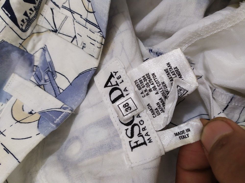 Designer × Vintage 🔥Vintage ESCADA By Margaretha Lev Fullprint Art Pants Size US 28 / EU 44 - 15 Thumbnail