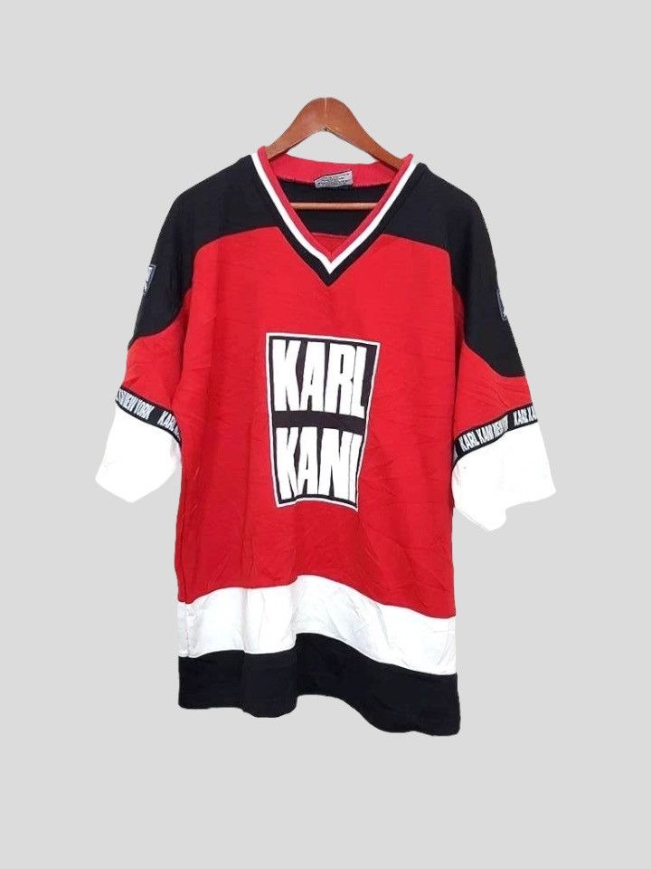 Karl Kani New York Hockey jersey Karl Kani Jeans Hip Hop Swag Shirt Size US L / EU 52-54 / 3 - 1 Thumbnail
