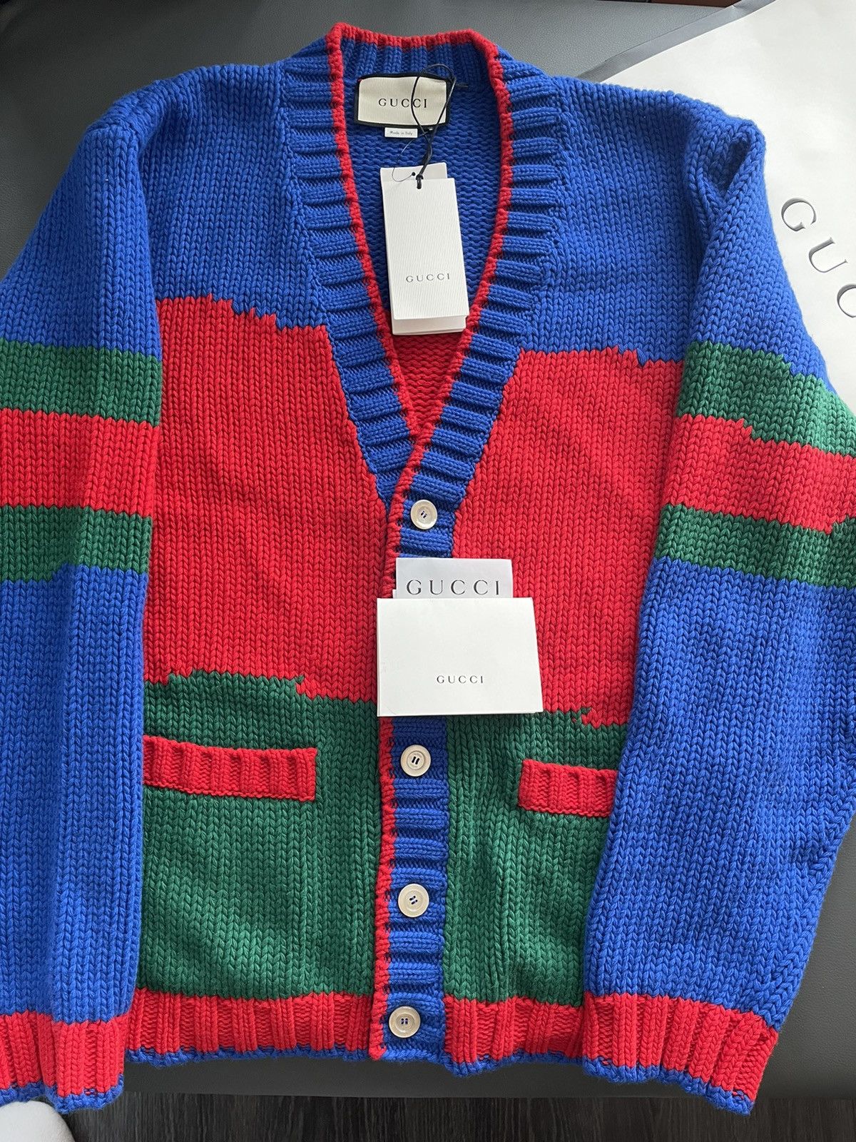 Gucci SuperRunway $2,500 Brand NEW LimitedEdition Cardigan Sweater Size US L / EU 52-54 / 3 - 19 Thumbnail