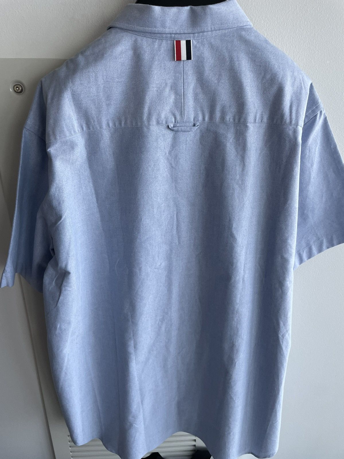 Thom Browne Rare Limited Runway TB Short Sleeve Ocean Appliqué Shirt Size US XXL / EU 58 / 5 - 13 Thumbnail