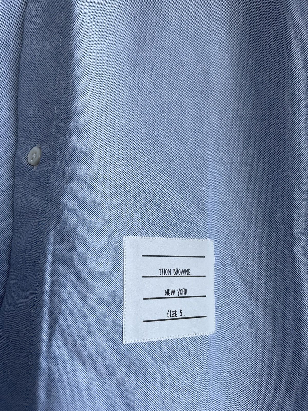 Thom Browne Rare Limited Runway TB Short Sleeve Ocean Appliqué Shirt Size US XXL / EU 58 / 5 - 2 Thumbnail