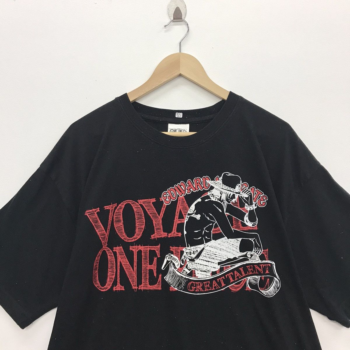 Anime × Cartoon Network × One Piece Rare!! Anima Tee, ONE PIECE PORTGAS D ACE Size US XXL / EU 58 / 5 - 2 Thumbnail