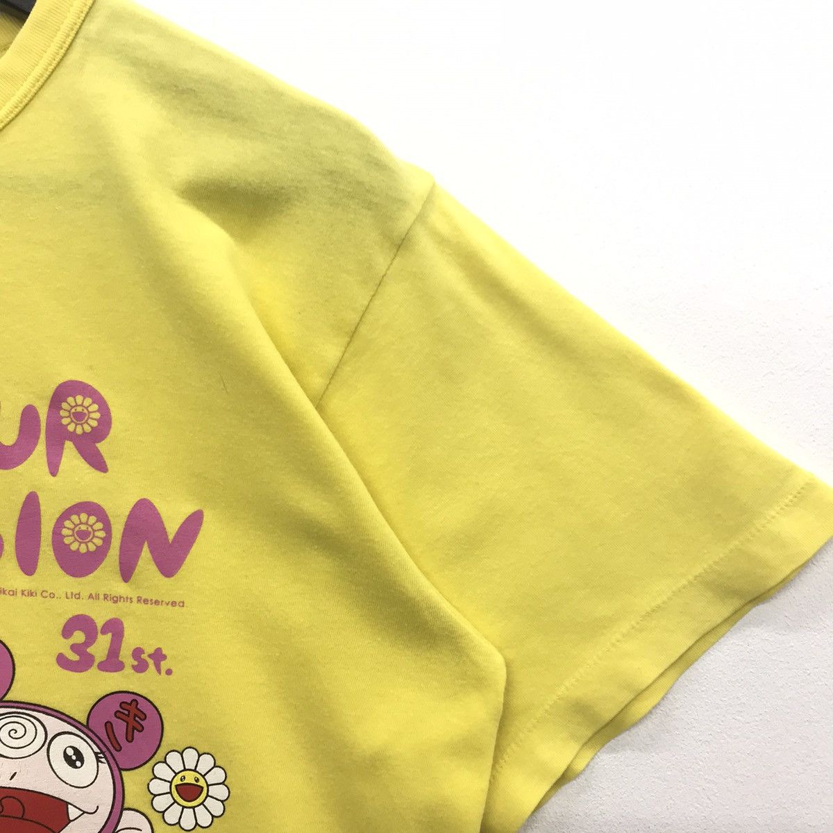 Japanese Brand × Takashi Murakami Rare‼️24 HOURS TELEVISION X TAKASHI MURAKAMI yellow tee Size US M / EU 48-50 / 2 - 4 Thumbnail