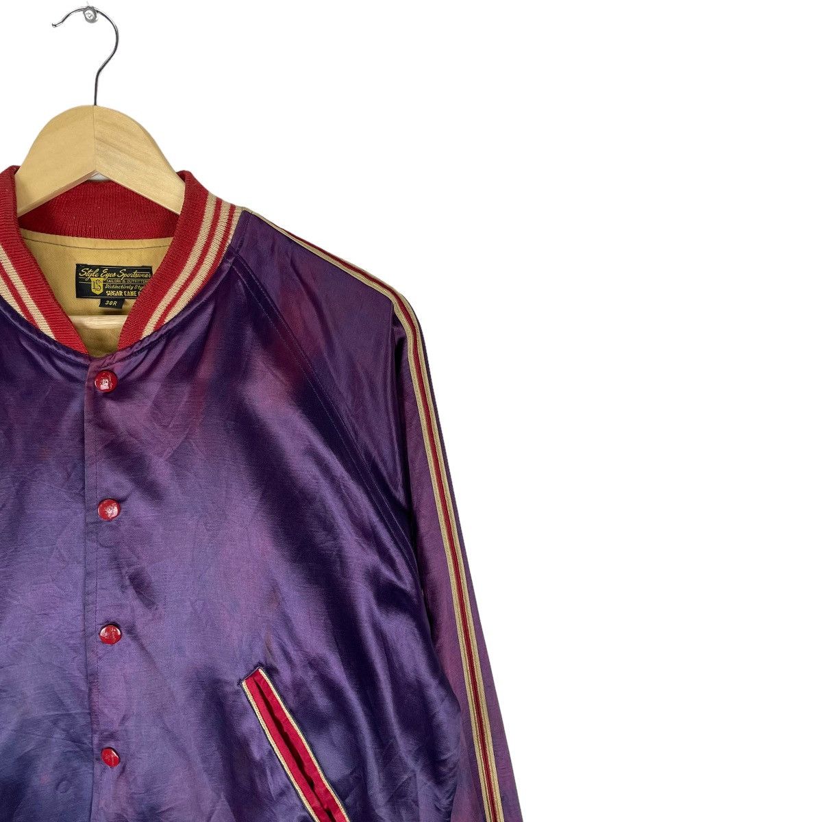 Sugar Cane 🔥STYLE EYES DRAKE’S SUKAJAN LIGHT ZIPPER JACKET Size US M / EU 48-50 / 2 - 3 Thumbnail