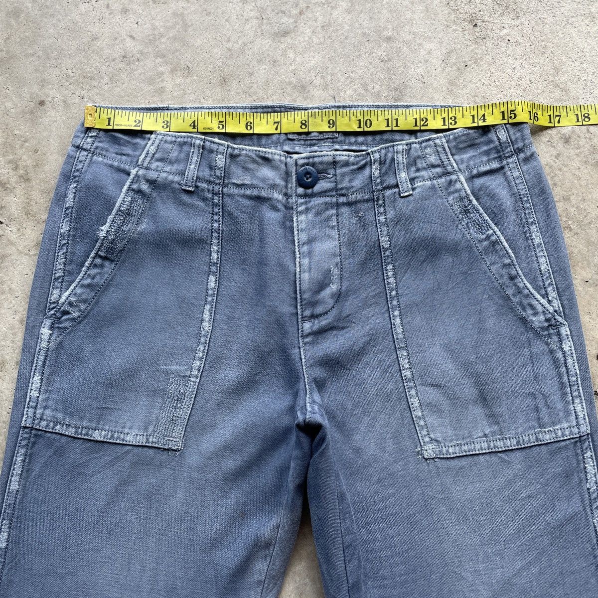 American Eagle Outfitters × Vintage RARE🔥 Vintage America Eagle Outfitters Faded Trousers Pants Size US 31 - 5 Thumbnail