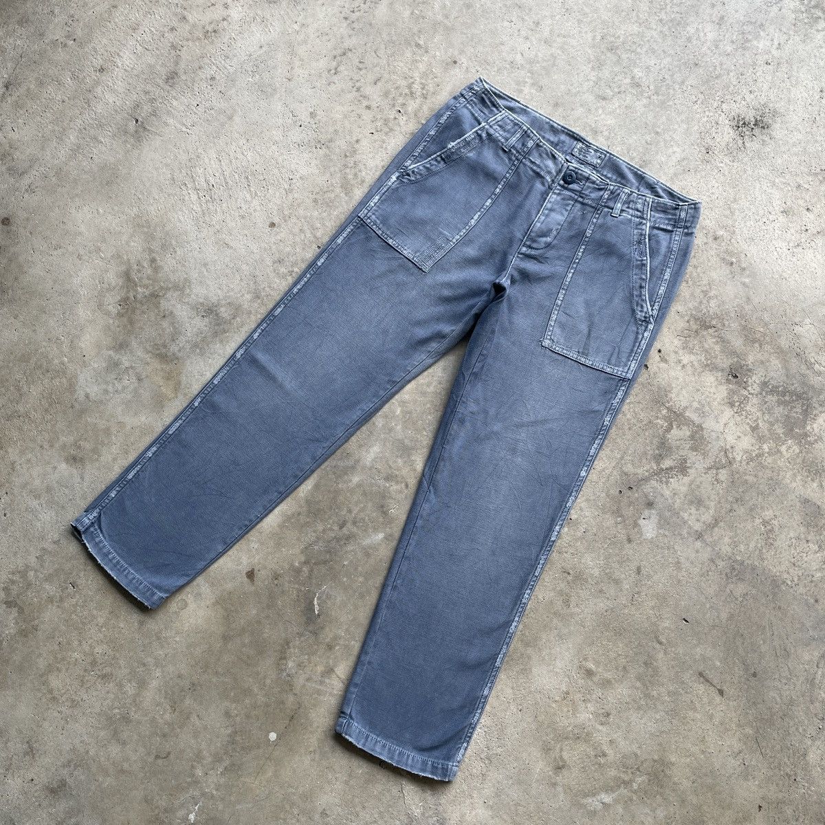 American Eagle Outfitters × Vintage RARE🔥 Vintage America Eagle Outfitters Faded Trousers Pants Size US 31 - 2 Thumbnail