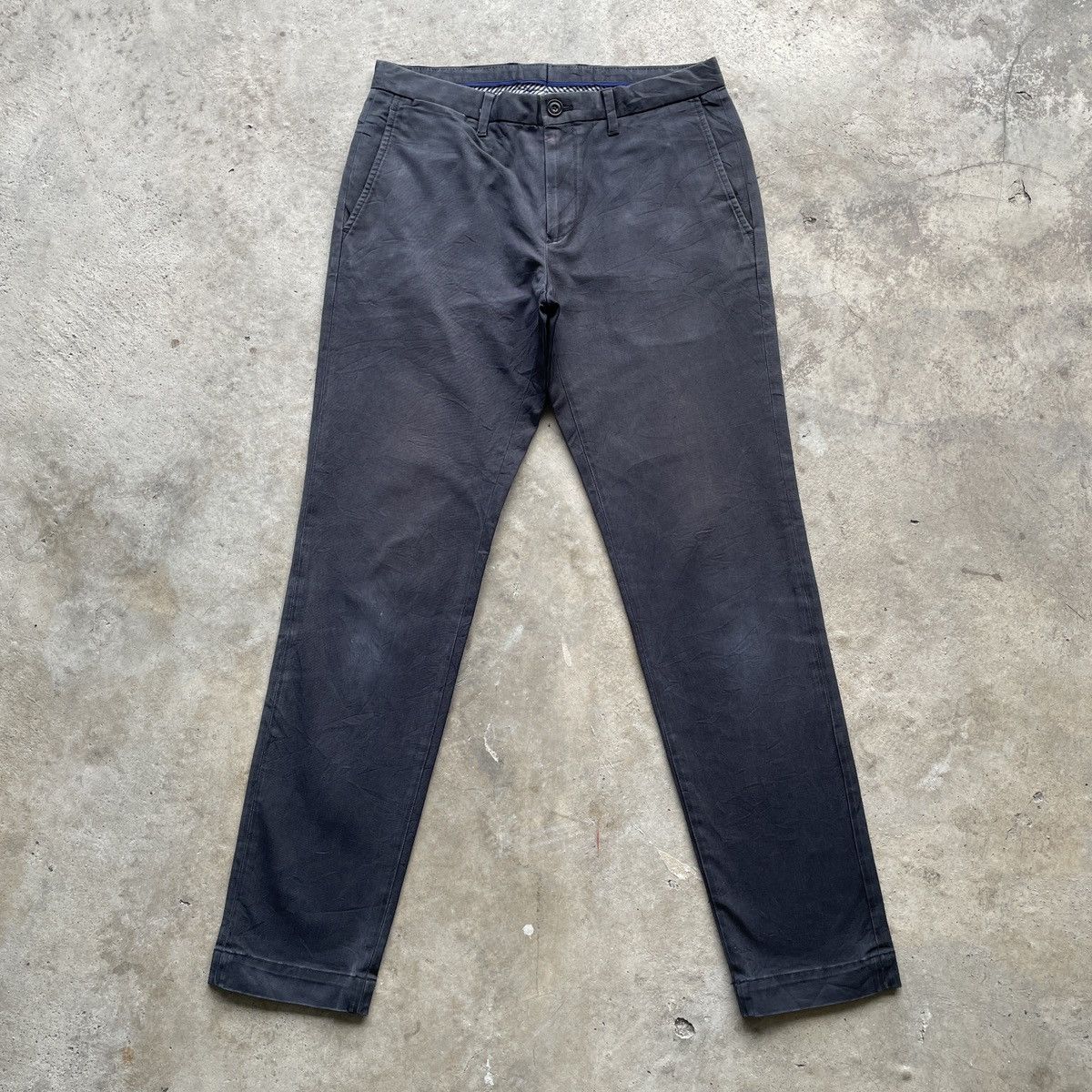 Japanese Brand Vintage Takeo Kikuchi Faded Black Trousers Casual Pants W30 Size US 30 / EU 46 - 1 Thumbnail