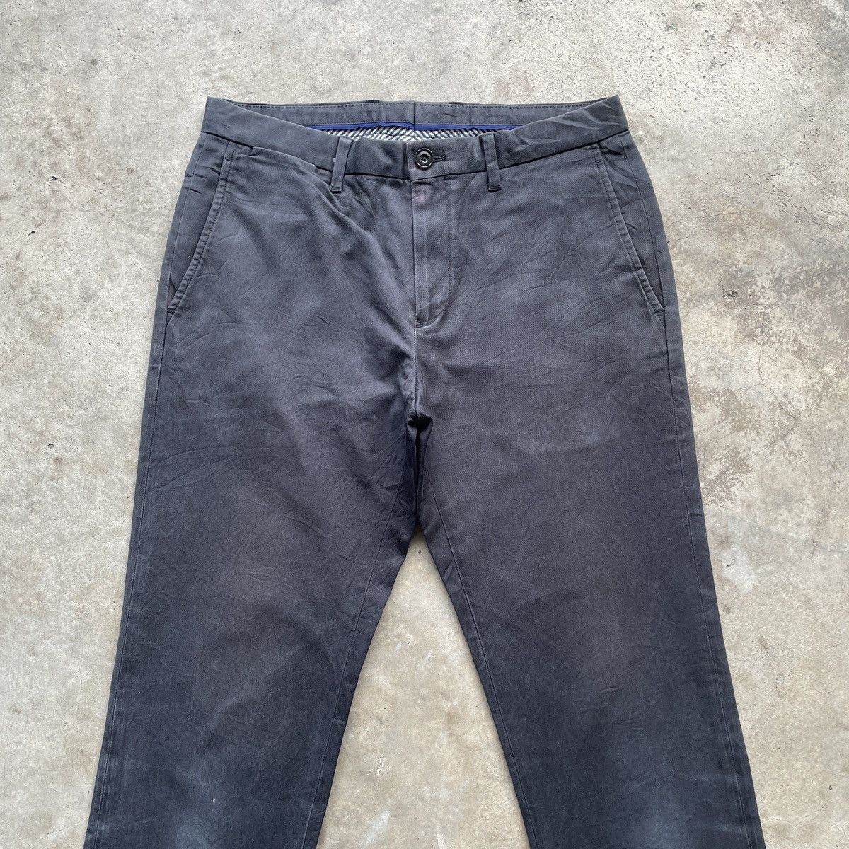 Japanese Brand Vintage Takeo Kikuchi Faded Black Trousers Casual Pants W30 Size US 30 / EU 46 - 3 Thumbnail