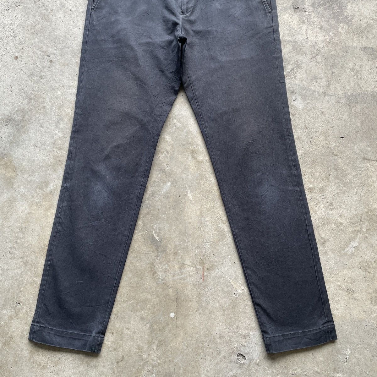 Japanese Brand Vintage Takeo Kikuchi Faded Black Trousers Casual Pants W30 Size US 30 / EU 46 - 4 Thumbnail