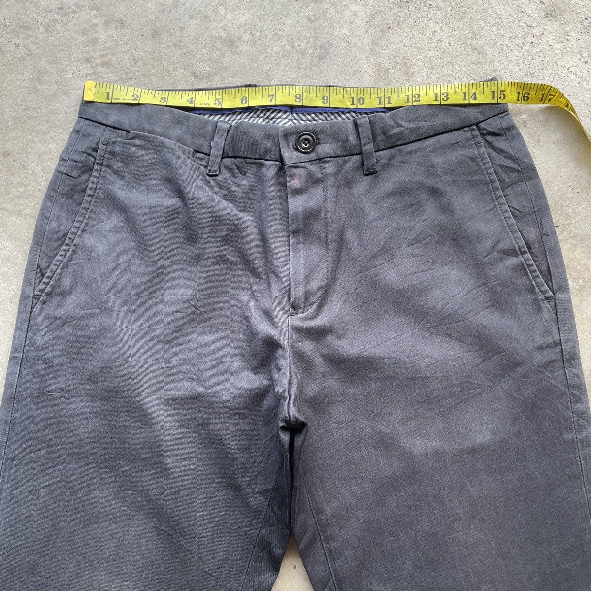 Japanese Brand Vintage Takeo Kikuchi Faded Black Trousers Casual Pants W30 Size US 30 / EU 46 - 5 Thumbnail