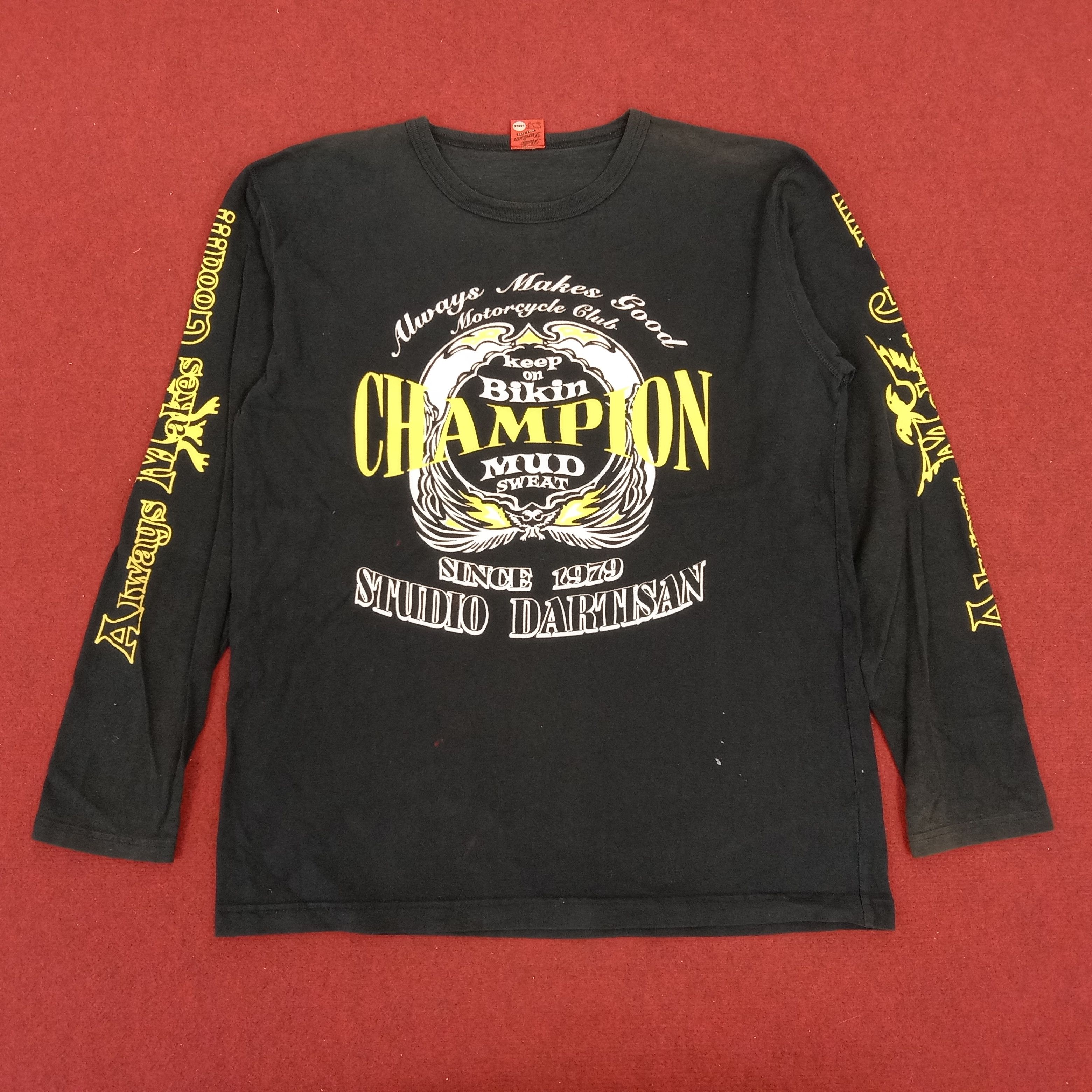 Japanese Brand × Studio D'Artisan × Vintage Studio D Artisan Japanese Brand Long Sleeve Tshirt Size US L / EU 52-54 / 3 - 1 Thumbnail