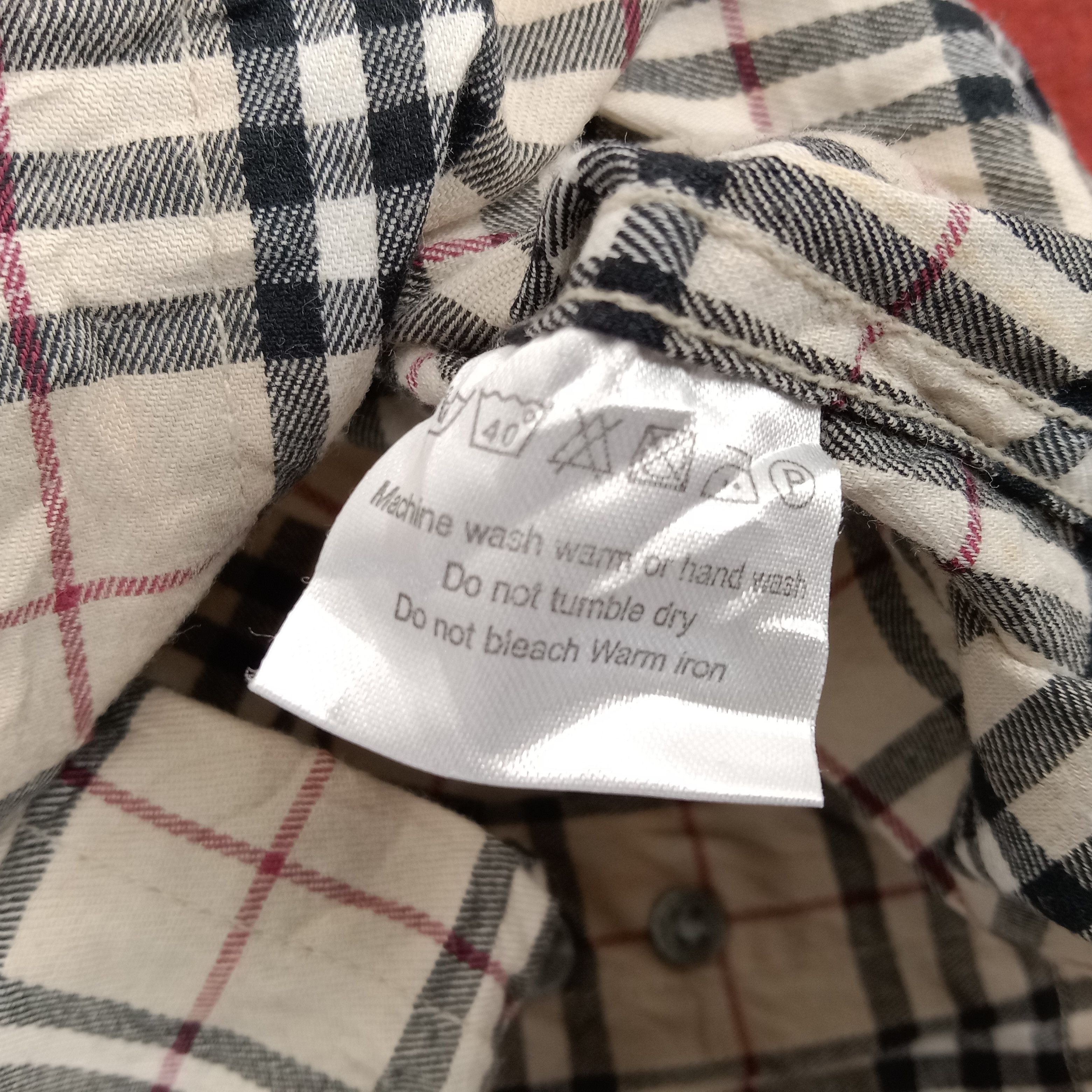 Burberry × Vintage Burberry London Nova Check Style Casual Formal Shirt Size US XL / EU 56 / 4 - 7 Thumbnail