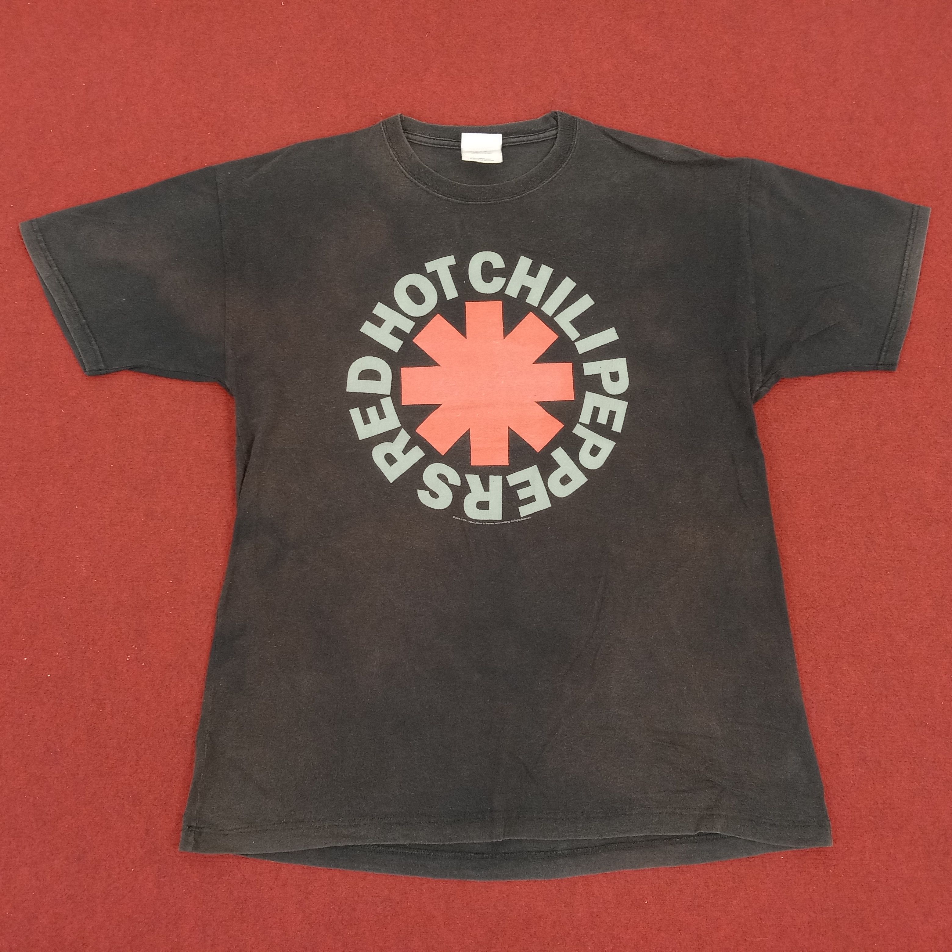 image of Band Tees x Rock T Shirt Rad Hot Chili Peppers Rock Band Logo Design Vintage Tshirt in Black (Size 