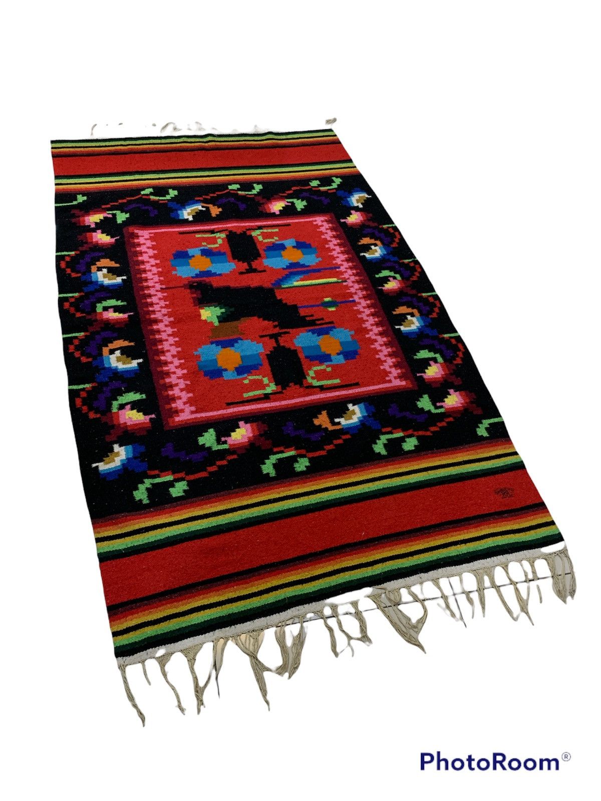 RRL Ralph Lauren VINTAGE NAVAJO CHIMAYO RALPH LAUREN RRL RUG Size ONE SIZE - 1 Thumbnail