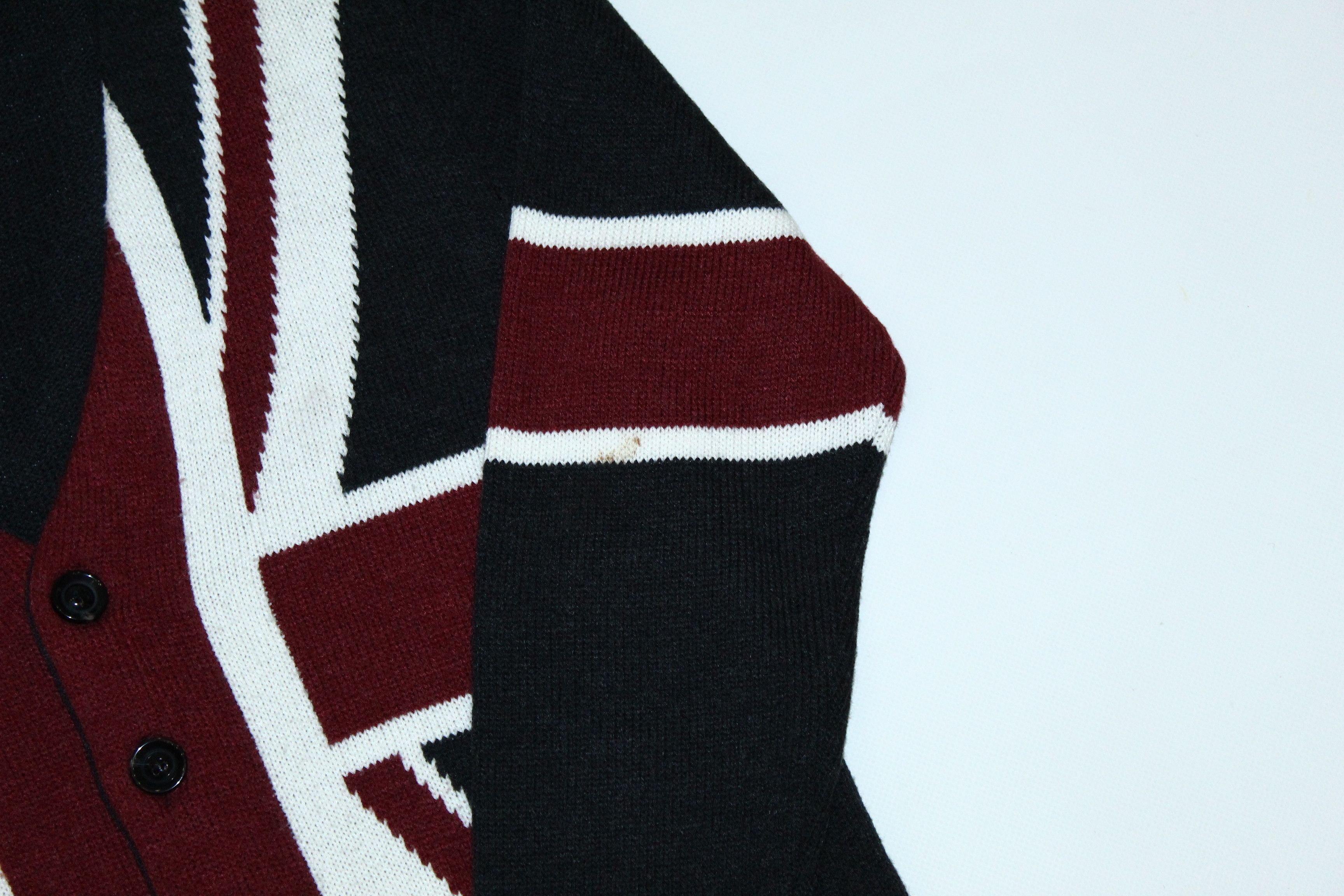 Cosmic Wonder Japan💥Cosmic Wonder Britain Flag Jacquard Knit Cardigan Size US M / EU 48-50 / 2 - 8 Thumbnail