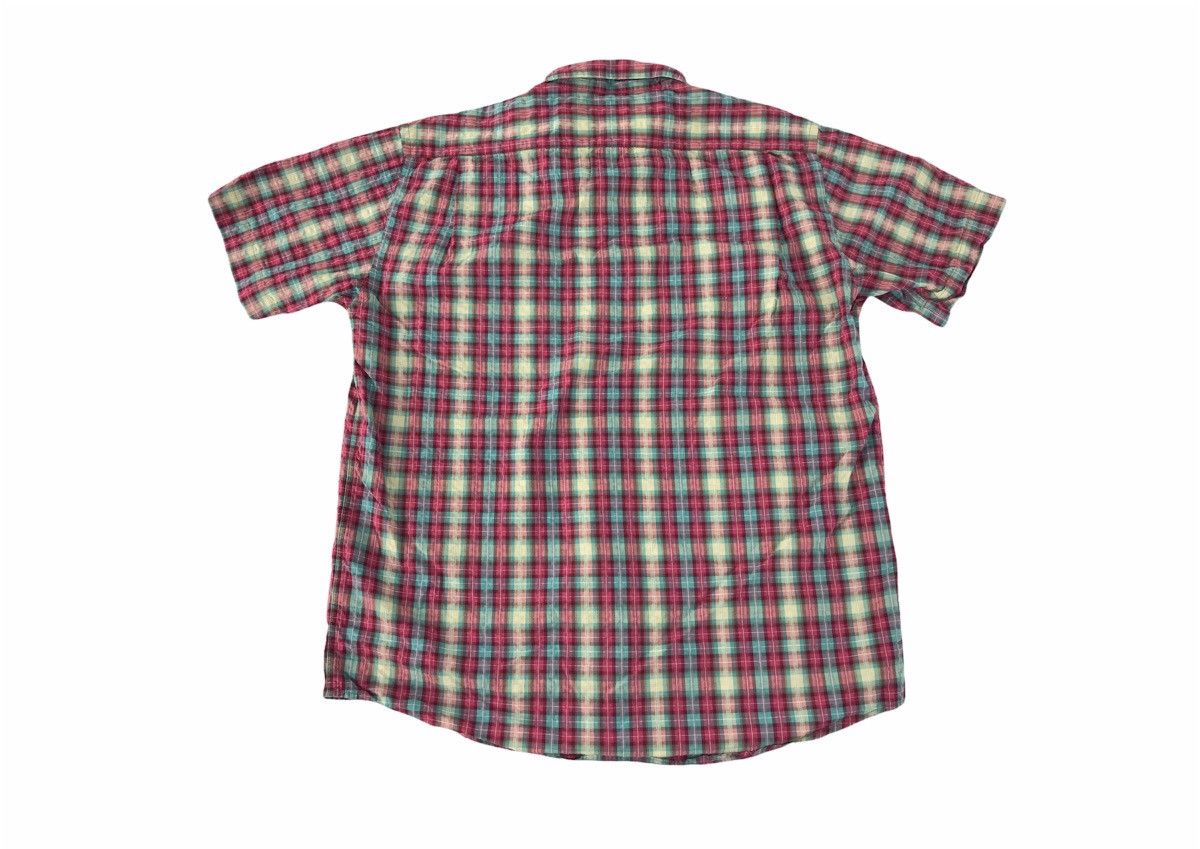 Lacoste × Vintage Lacoste Button Up Shirt Single Pocket Plaid Checked K134j Size US L / EU 52-54 / 3 - 2 Thumbnail