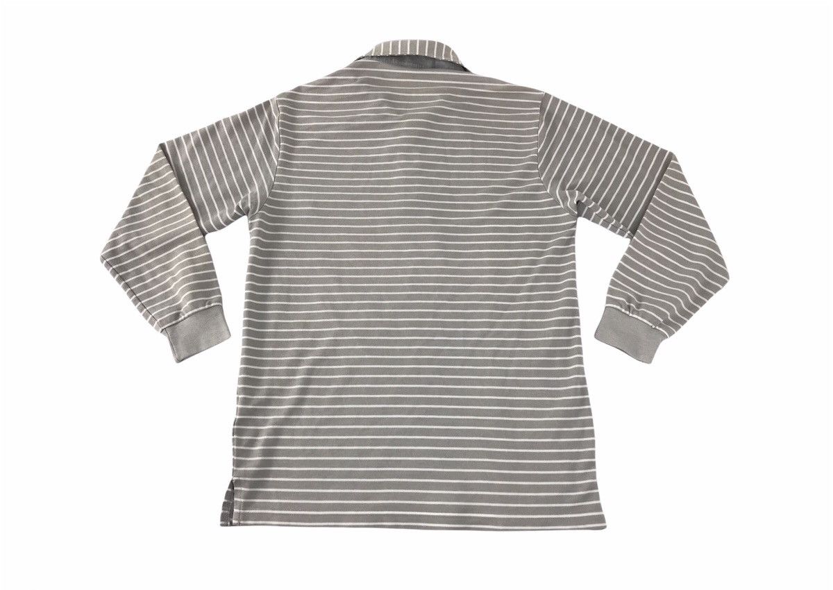 Designer × Valentino × Vintage Claudio Valentino Paris Polo Single Pocket Striped K143j Size US S / EU 44-46 / 1 - 2 Thumbnail