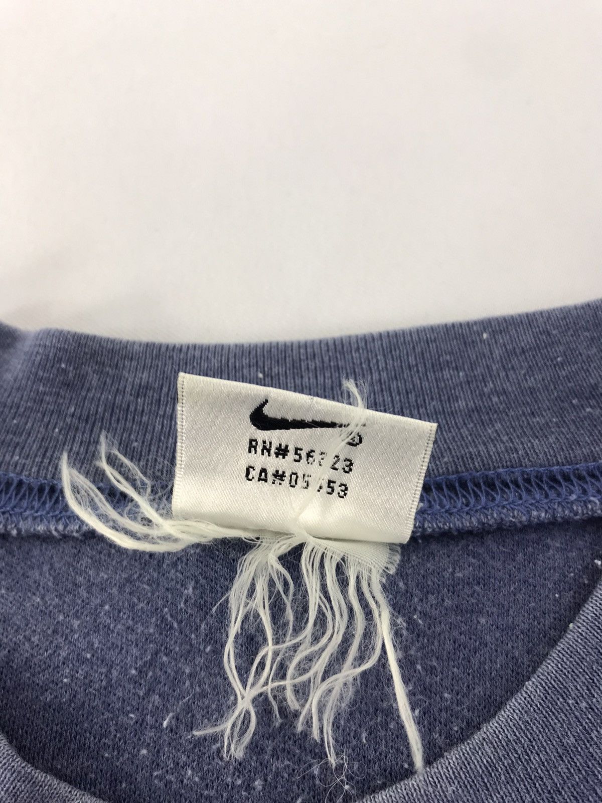 Nike × Vintage 90s Nike Swoosh Sportwear Big Logo Tee K129j Size US L / EU 52-54 / 3 - 4 Thumbnail