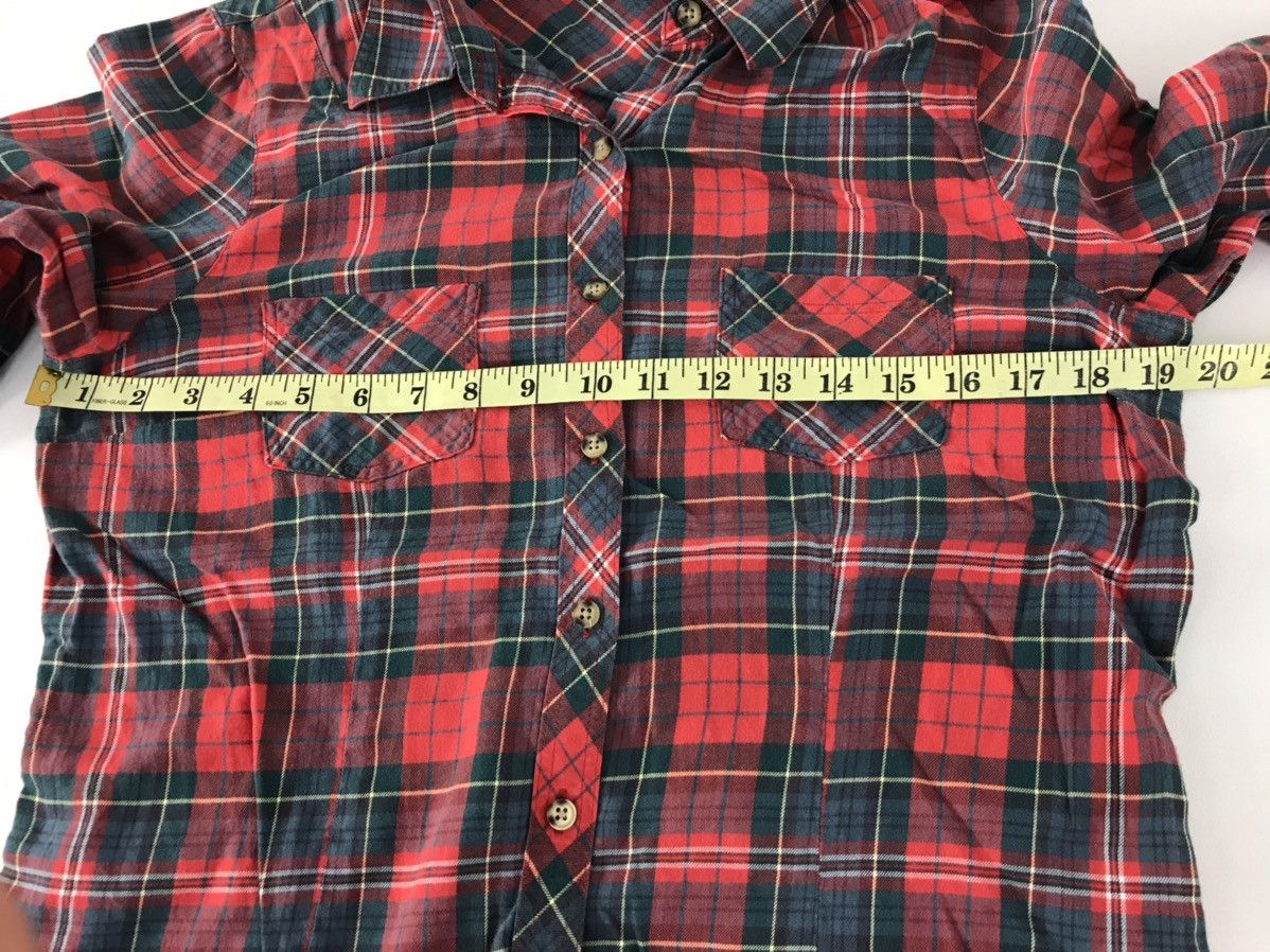 Flannel × L.L. Bean L.L Bean Shirt Double Pocket Plaid Checked K138j Size M / US 6-8 / IT 42-44 - 10 Thumbnail