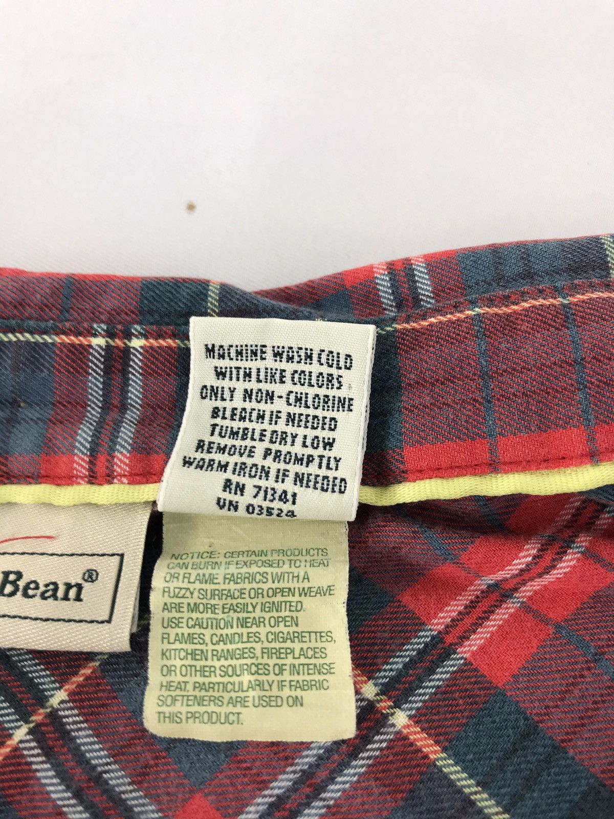 Flannel × L.L. Bean L.L Bean Shirt Double Pocket Plaid Checked K138j Size M / US 6-8 / IT 42-44 - 7 Thumbnail