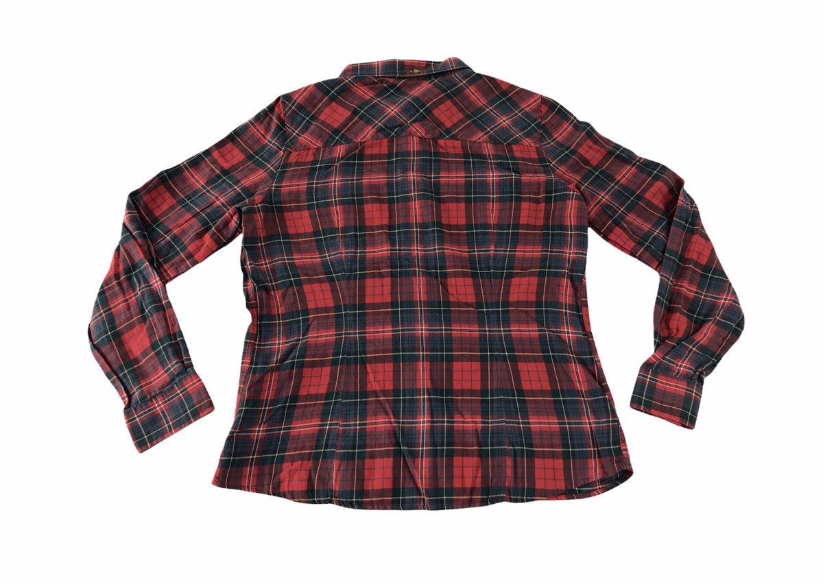 Flannel × L.L. Bean L.L Bean Shirt Double Pocket Plaid Checked K138j Size M / US 6-8 / IT 42-44 - 2 Thumbnail