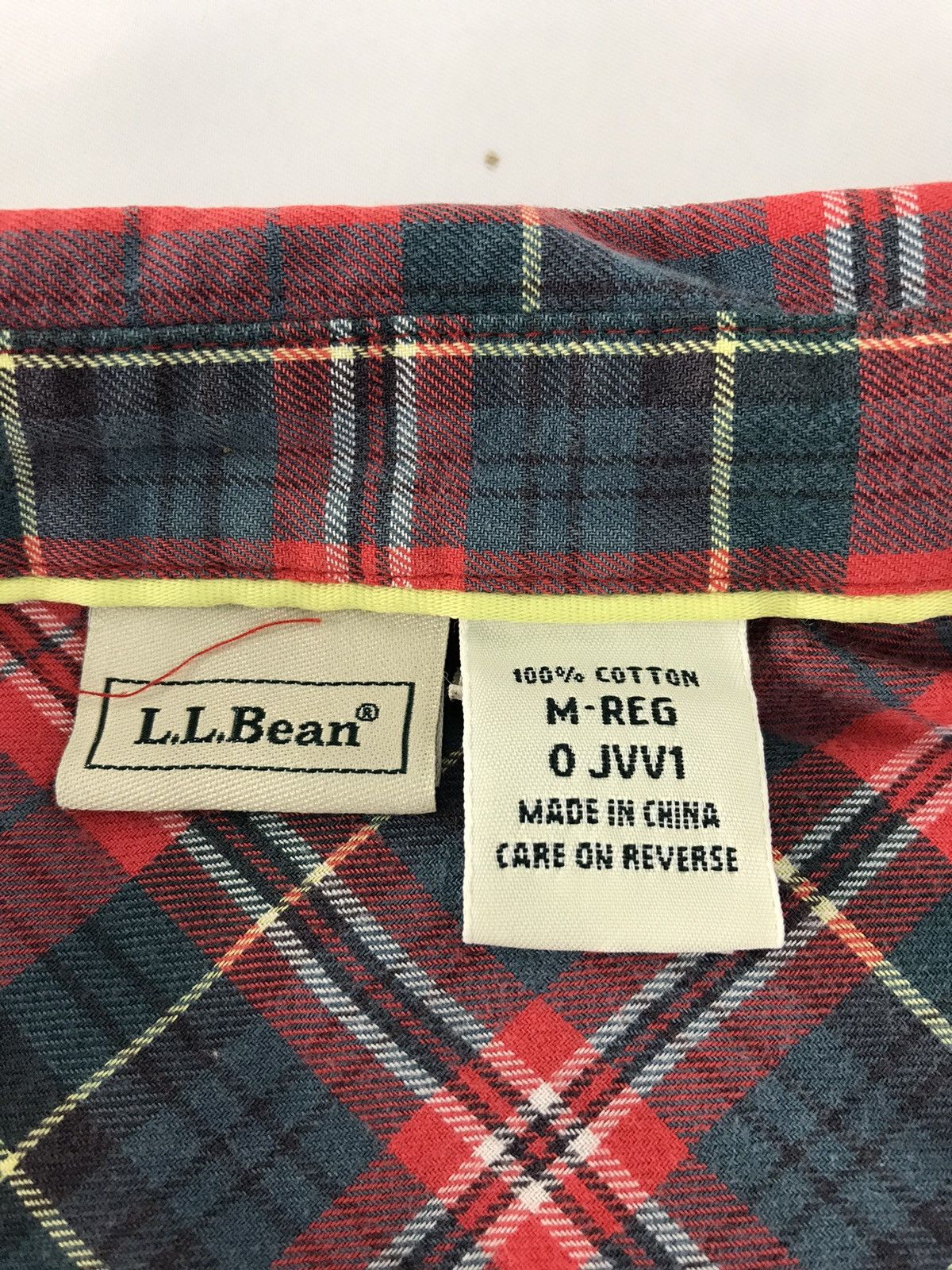 Flannel × L.L. Bean L.L Bean Shirt Double Pocket Plaid Checked K138j Size M / US 6-8 / IT 42-44 - 6 Thumbnail