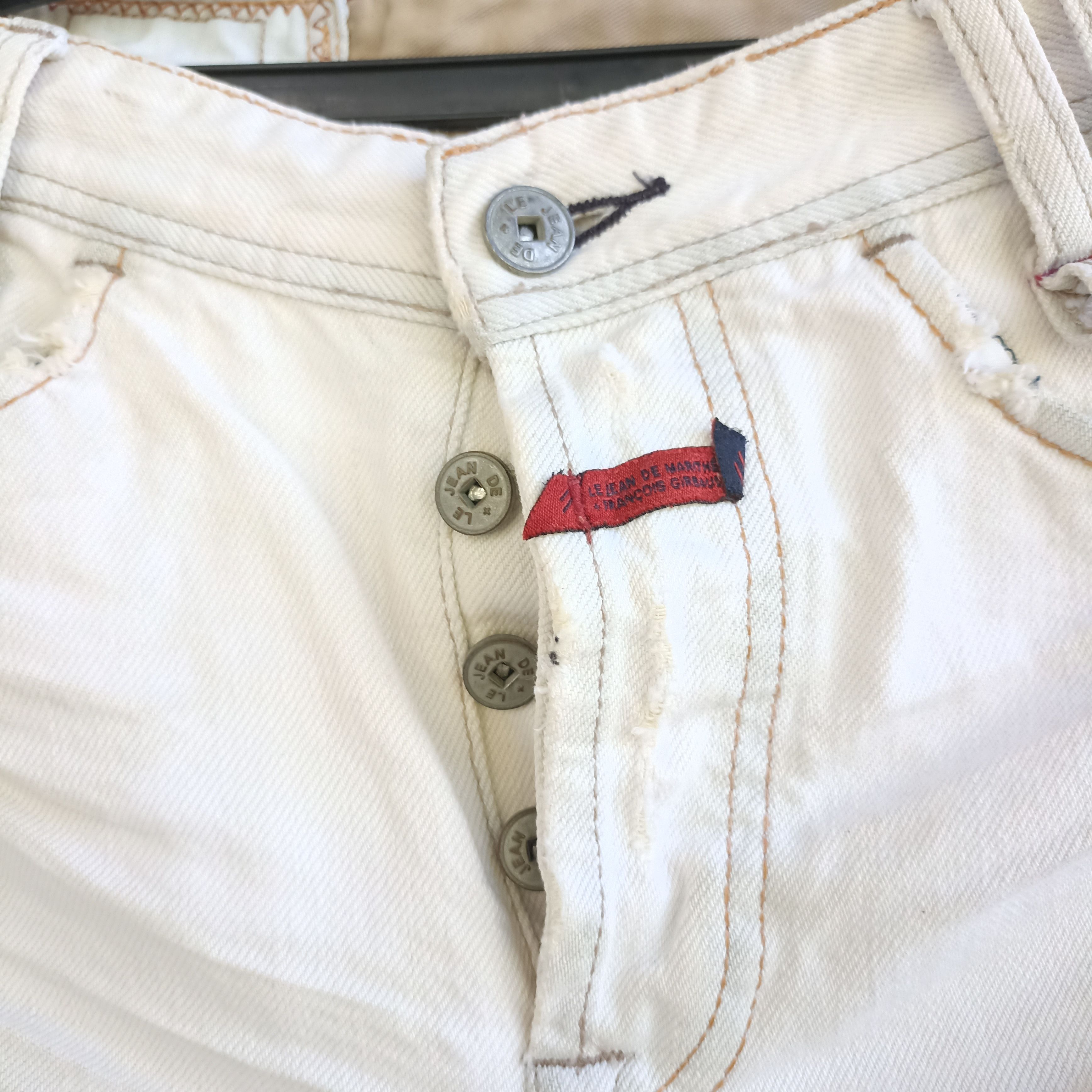 Marithe + Francois Girbaud Marithe Francois Girbaud Distressed Denim Pant Size US 32 / EU 48 - 10 Thumbnail