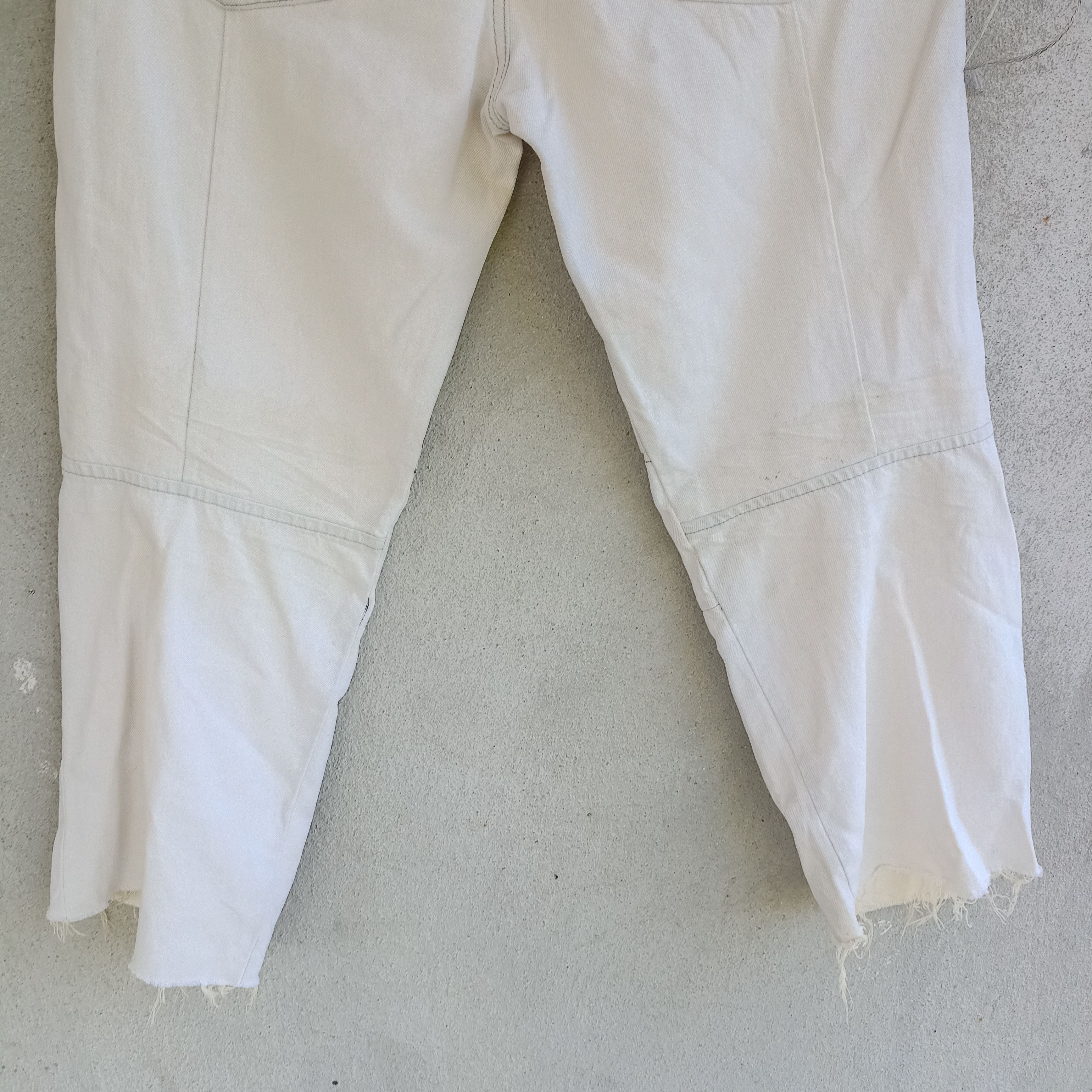 Marithe + Francois Girbaud Marithe Francois Girbaud Distressed Denim Pant Size US 32 / EU 48 - 13 Thumbnail