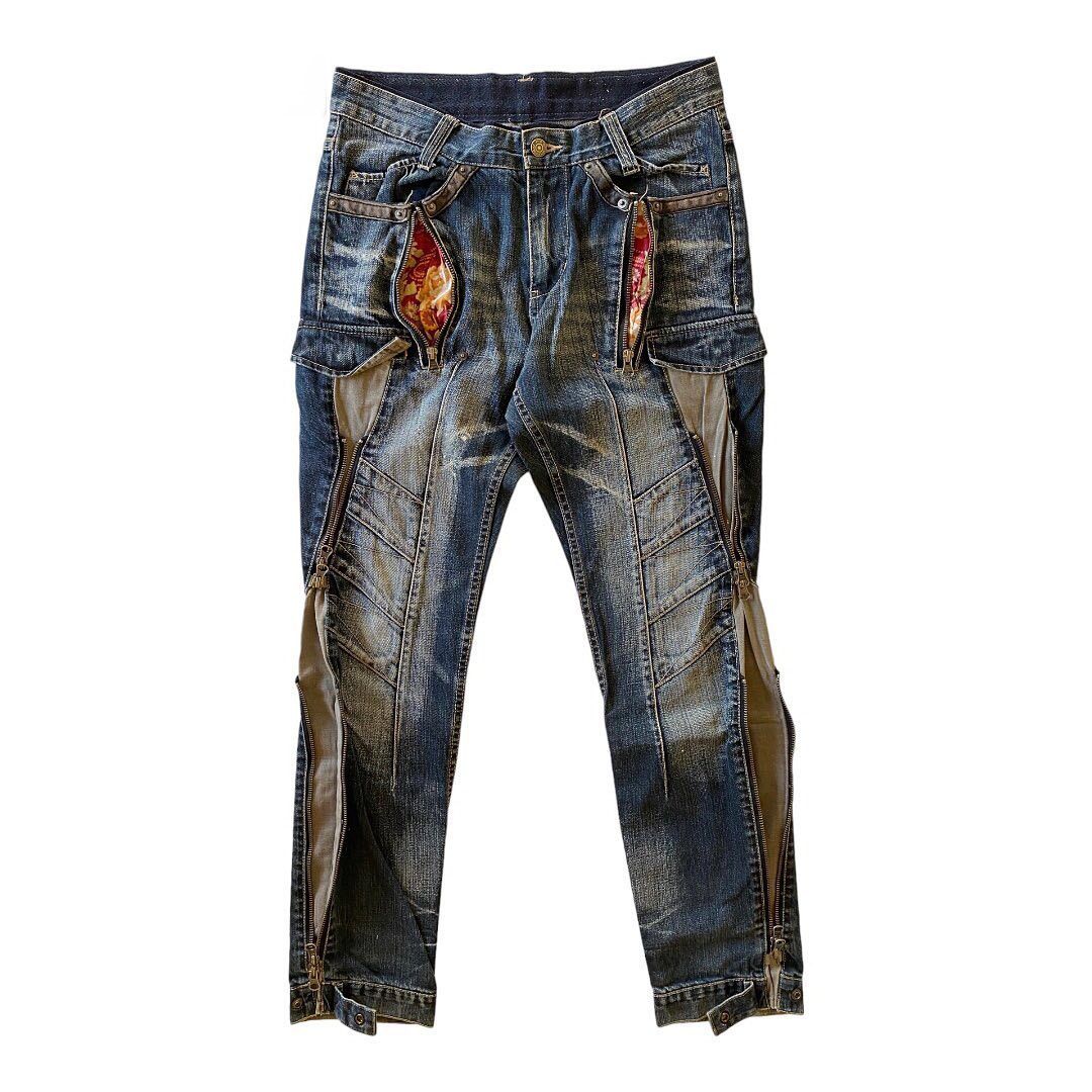 image of If Six Was Nine Ppfm Street Jeans Pants in Denim, Men's (Size 32)
