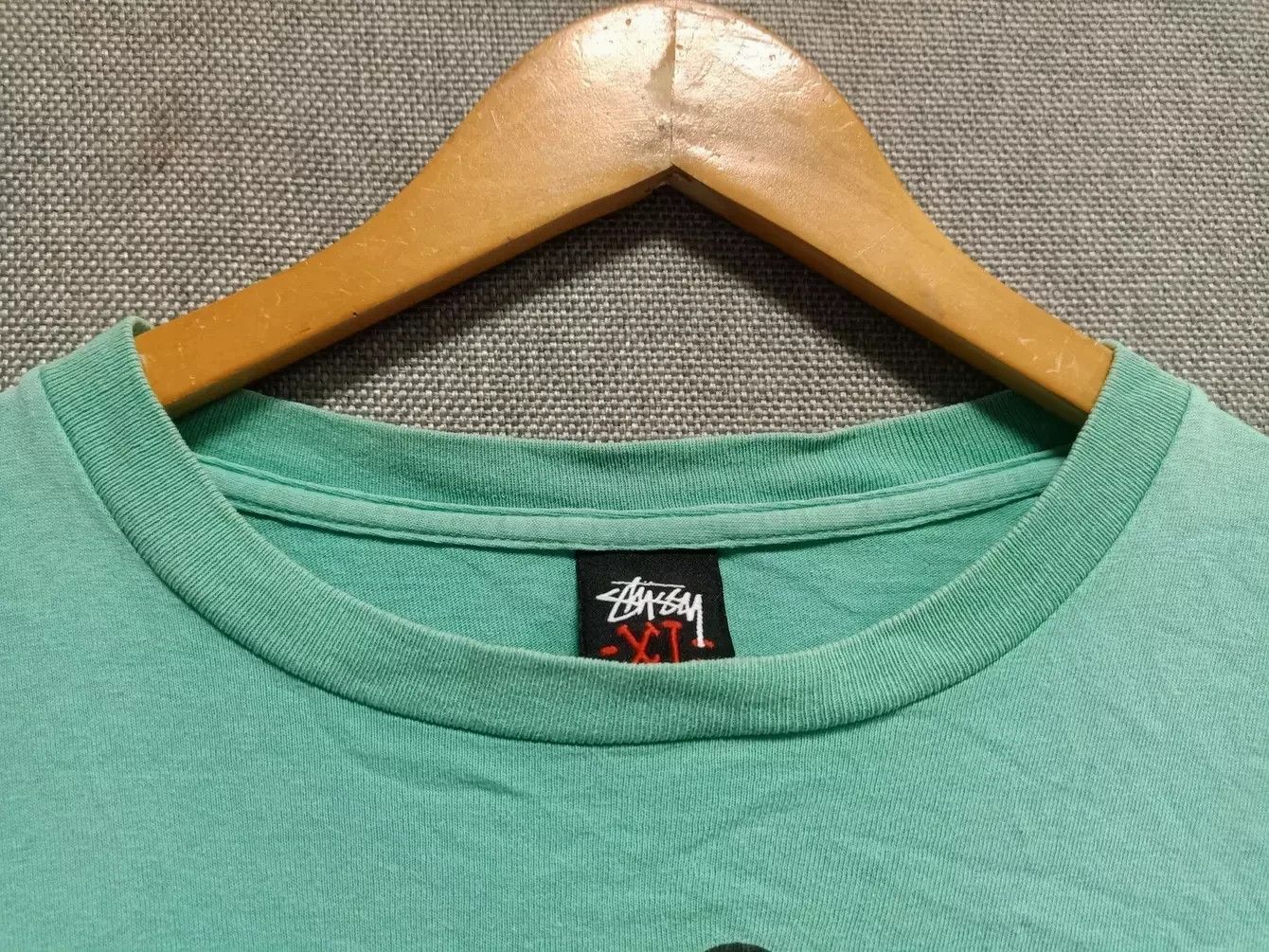 Stussy vintage t shirt stussy big logo very rare Size US XL / EU 56 / 4 - 2 Thumbnail