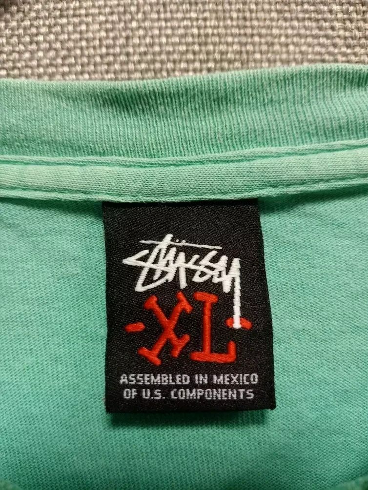 Stussy vintage t shirt stussy big logo very rare Size US XL / EU 56 / 4 - 3 Thumbnail