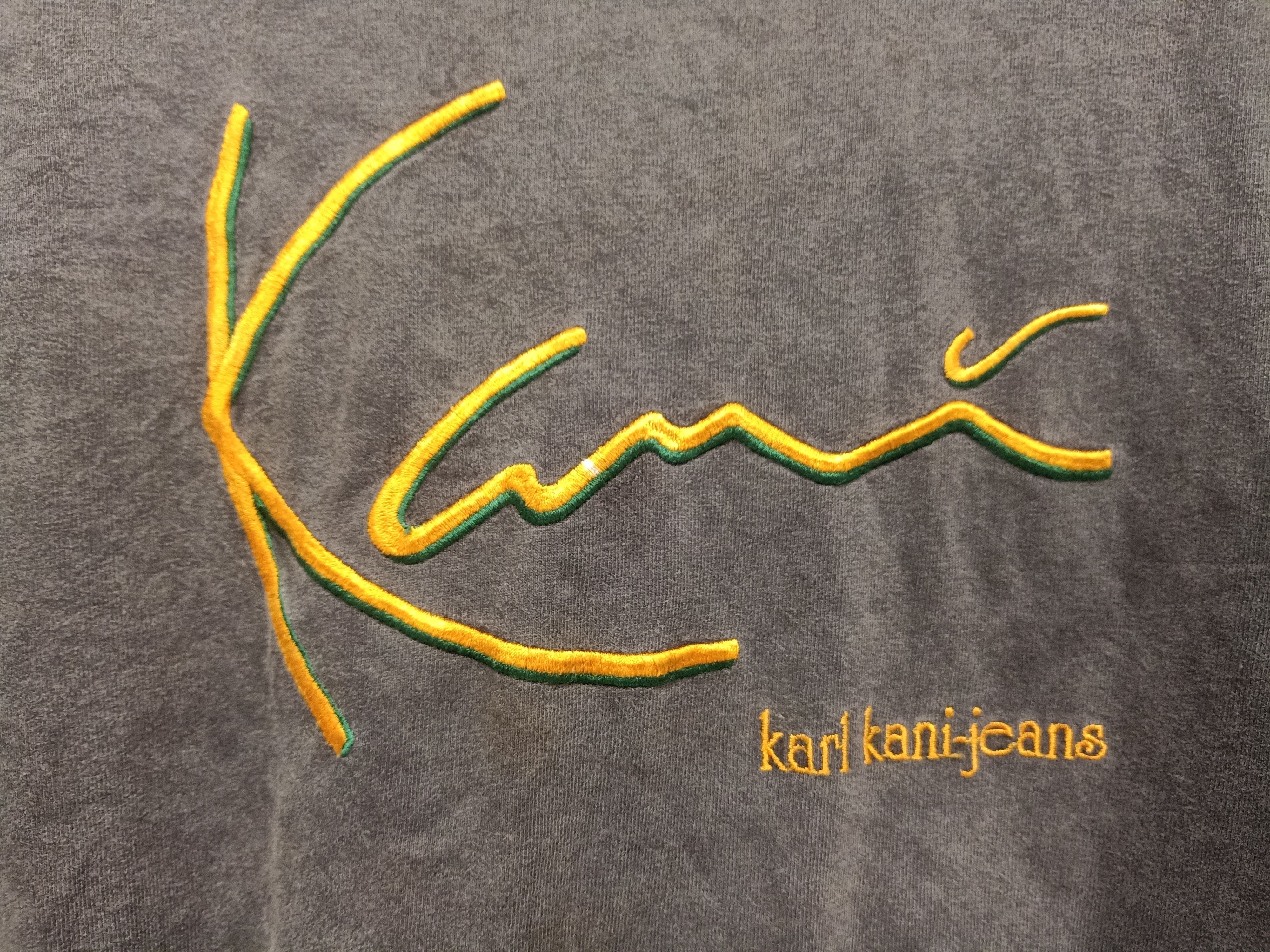 Karl Kani vintage 90s t shirt long sleeve karl kani logo embroidery Size US L / EU 52-54 / 3 - 2 Thumbnail